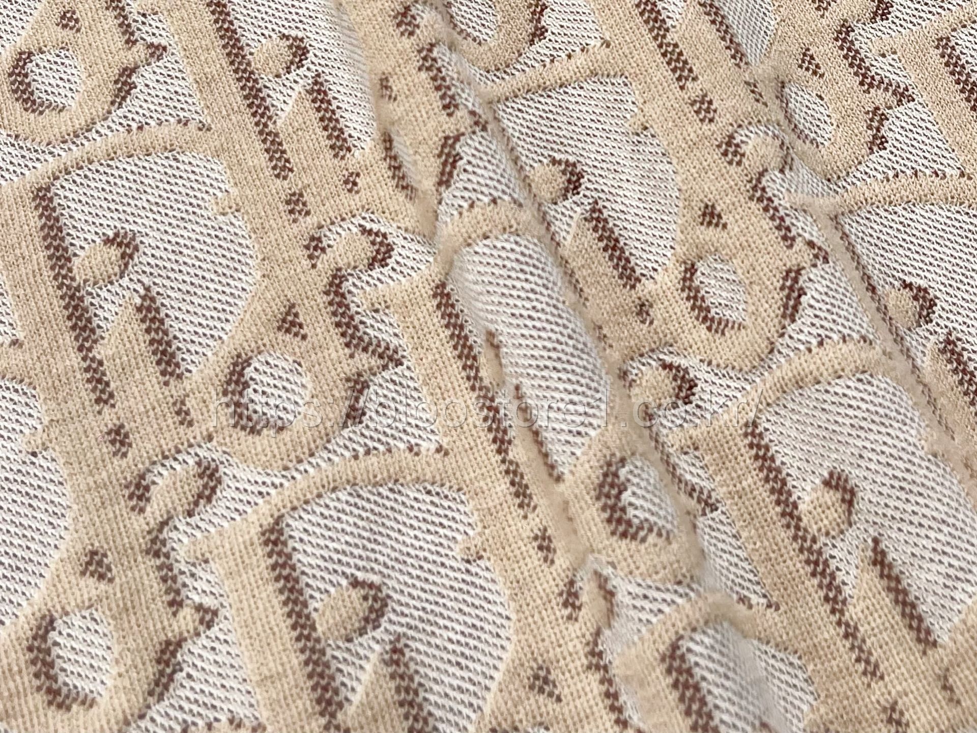 디올 레귤러 핏 울 실크 오블리크 티셔츠 2color (블랙) (베이지)