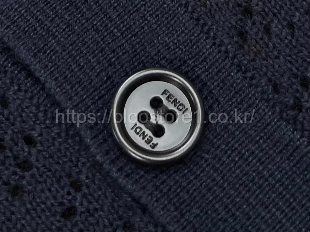 펜디 비스코스 트리콧 폴로 셔츠 2color (네이비) (화이트)