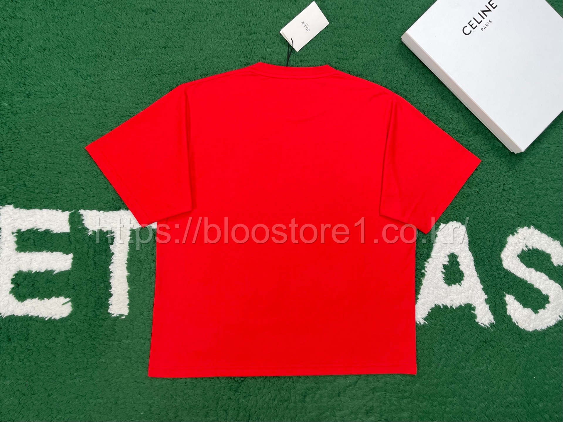 셀린느 트라이엄프 엠블럼 코튼 저지 티셔츠 3color (화이트) (레드) (블랙)