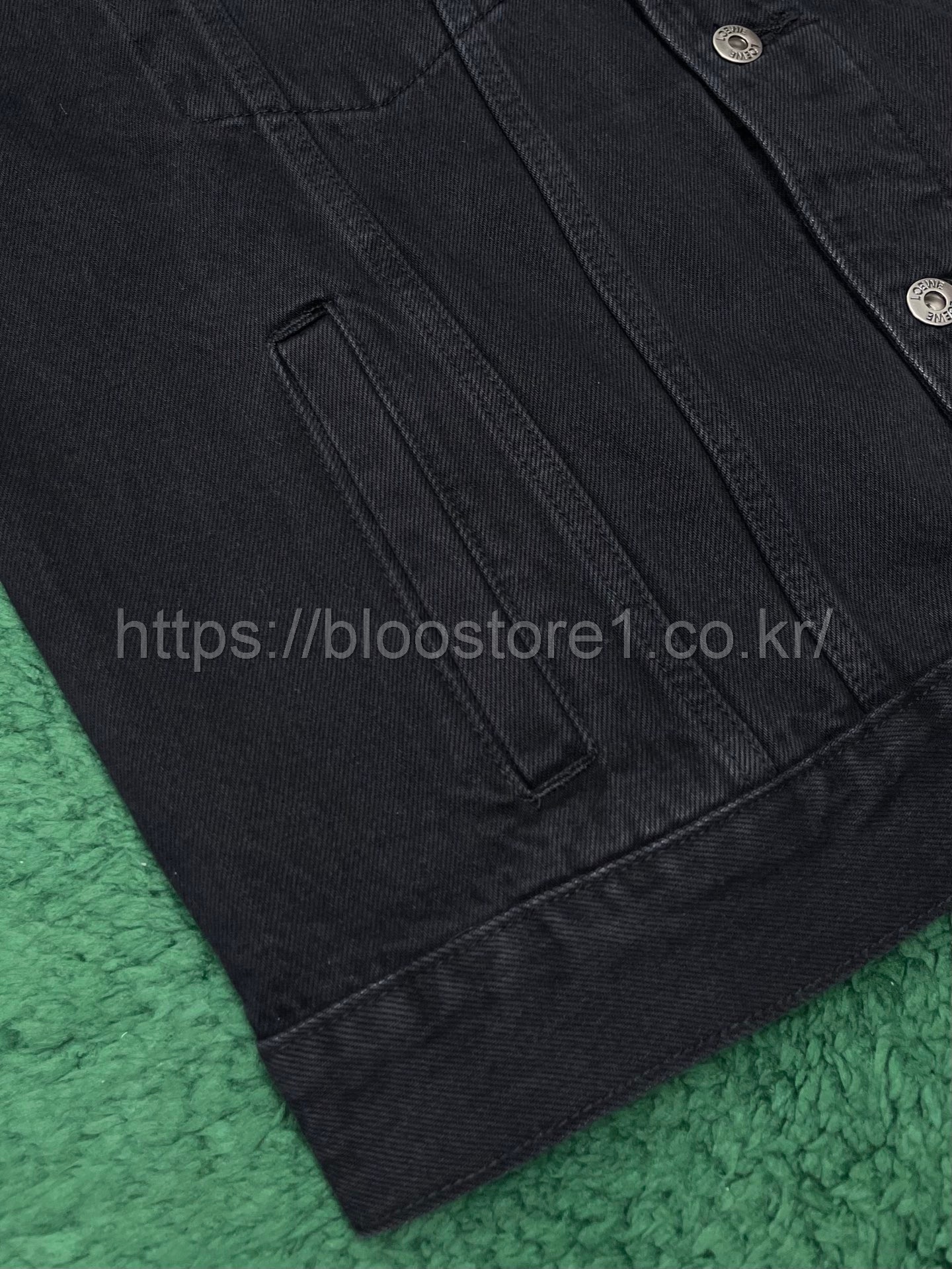 로에베 아나그램 데님 자켓 2color (블랙) (블루)
