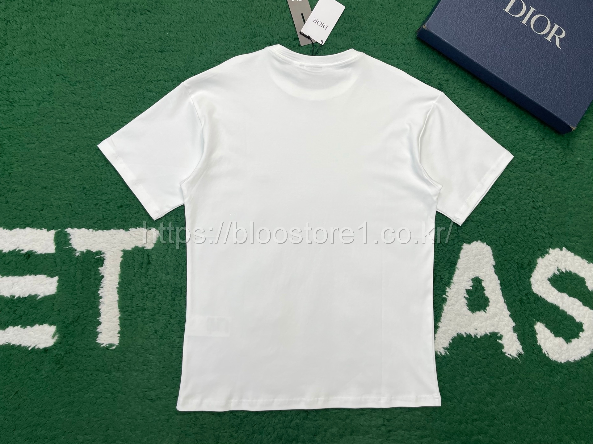 디올 씨 아일랜드 코튼 저지 자수 티셔츠 2color (블랙) (화이트)