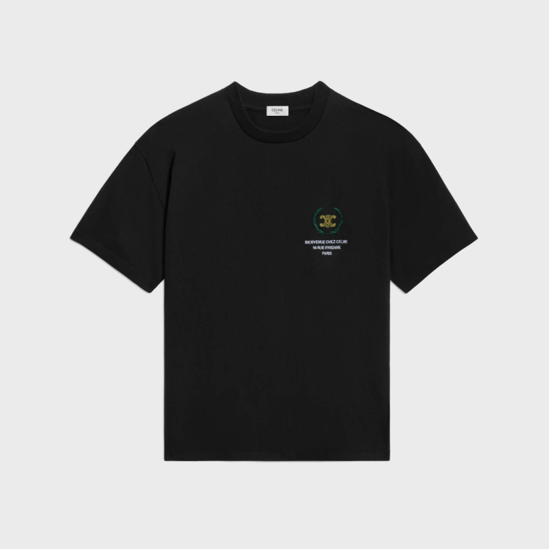 셀린느 트라이엄프 엠블럼 코튼 저지 티셔츠 3color (화이트) (레드) (블랙)