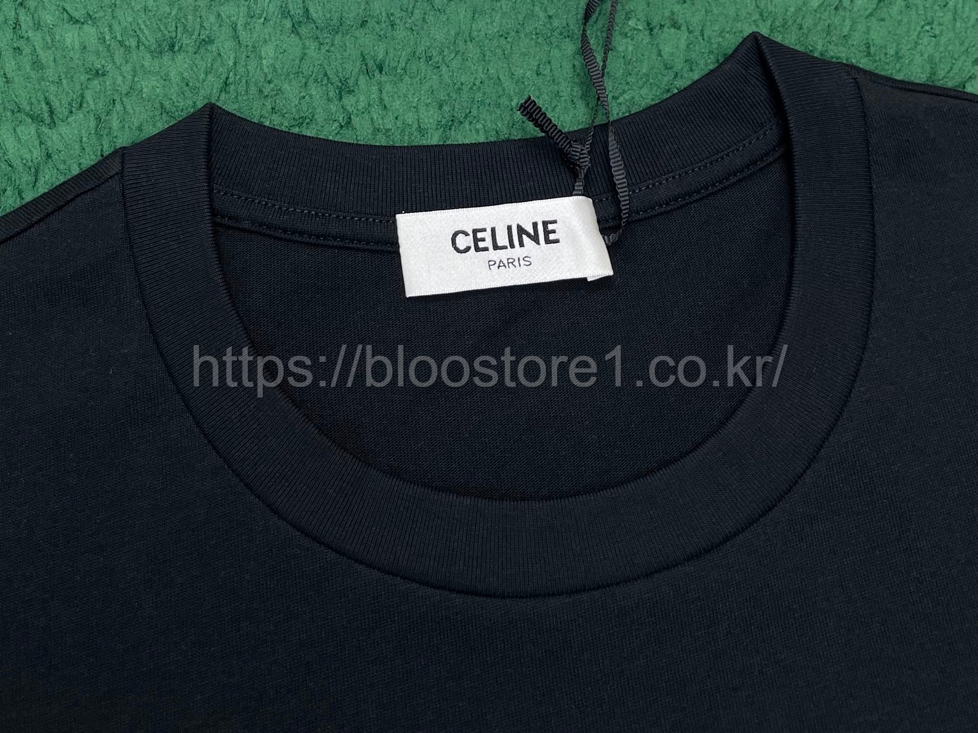 셀린느 코튼 저지 루즈 티셔츠 3color (블랙) (그레이) (화이트)
