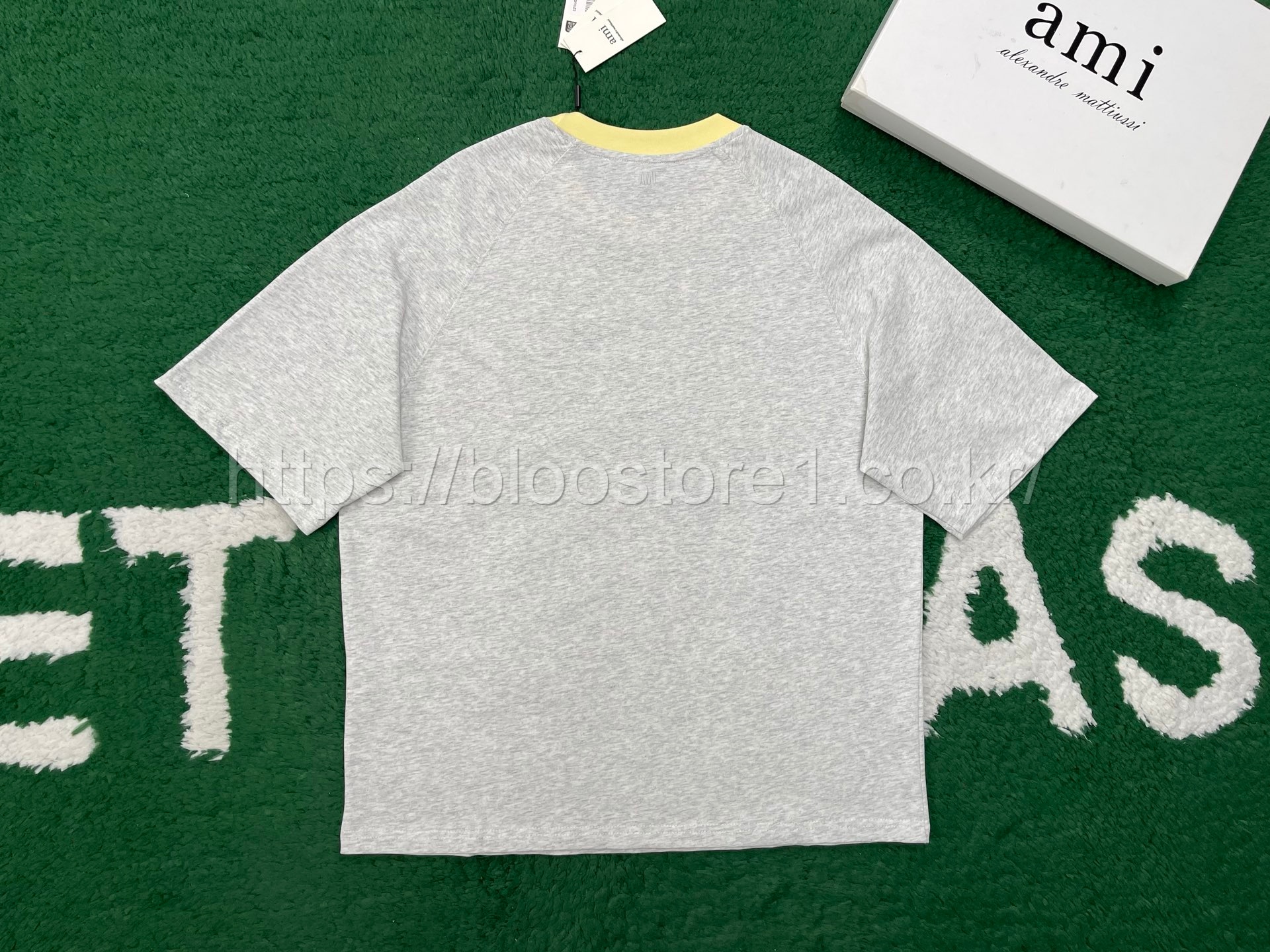 아미 디 꾀흐 머서라이즈드 티셔츠 2color (그레이) (화이트)