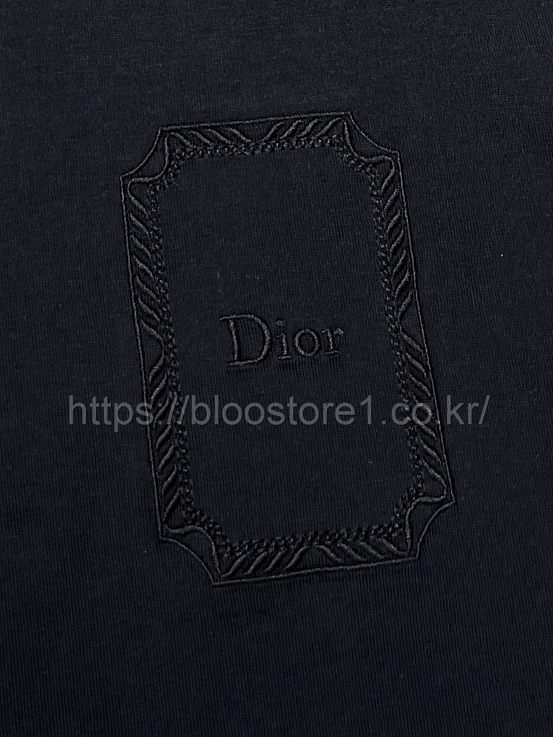 디올 메달리안 릴렉스 핏 코튼 저지 티셔츠 2color (블랙) (화이트)