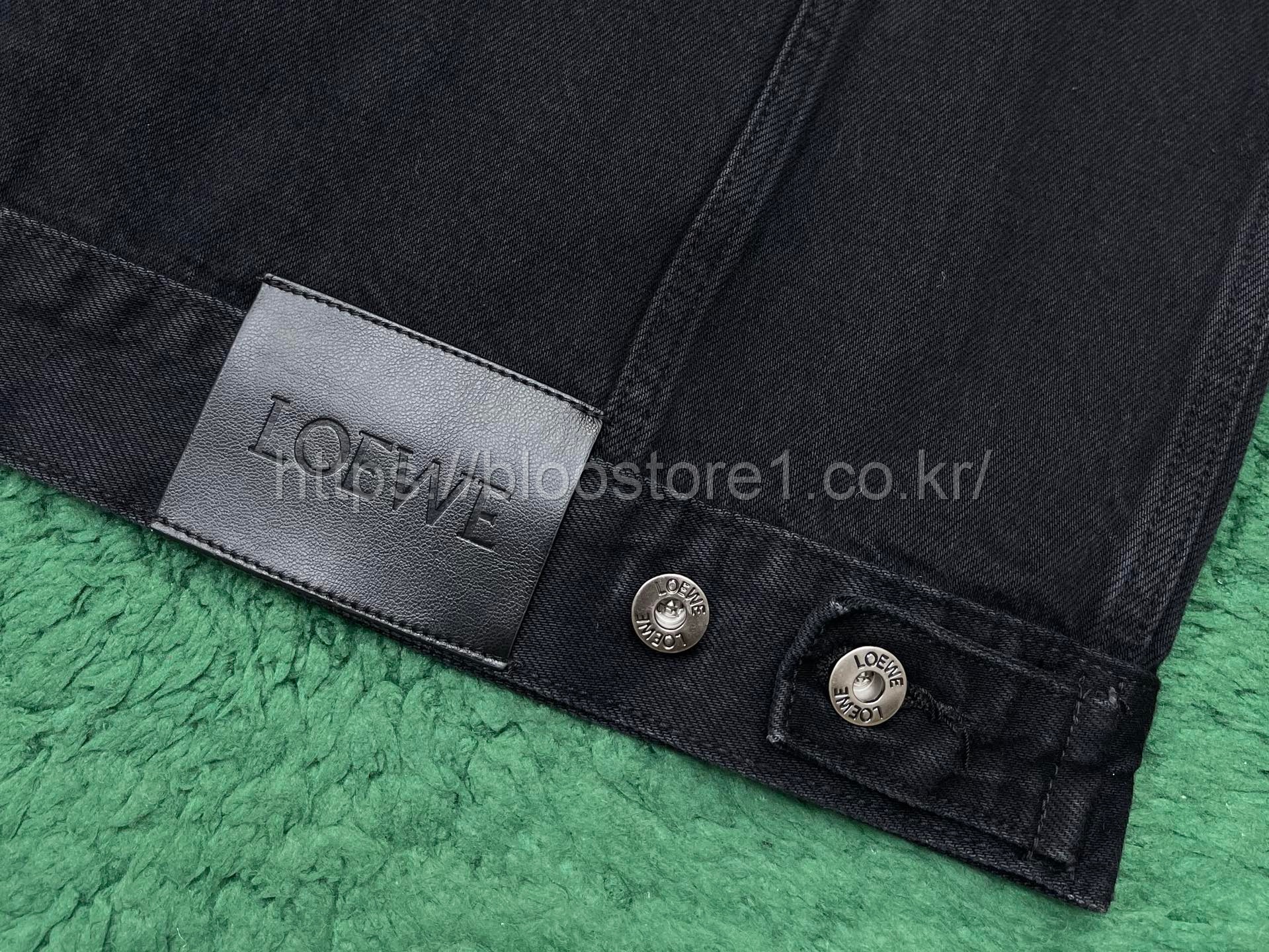 로에베 아나그램 데님 자켓 2color (블랙) (블루)