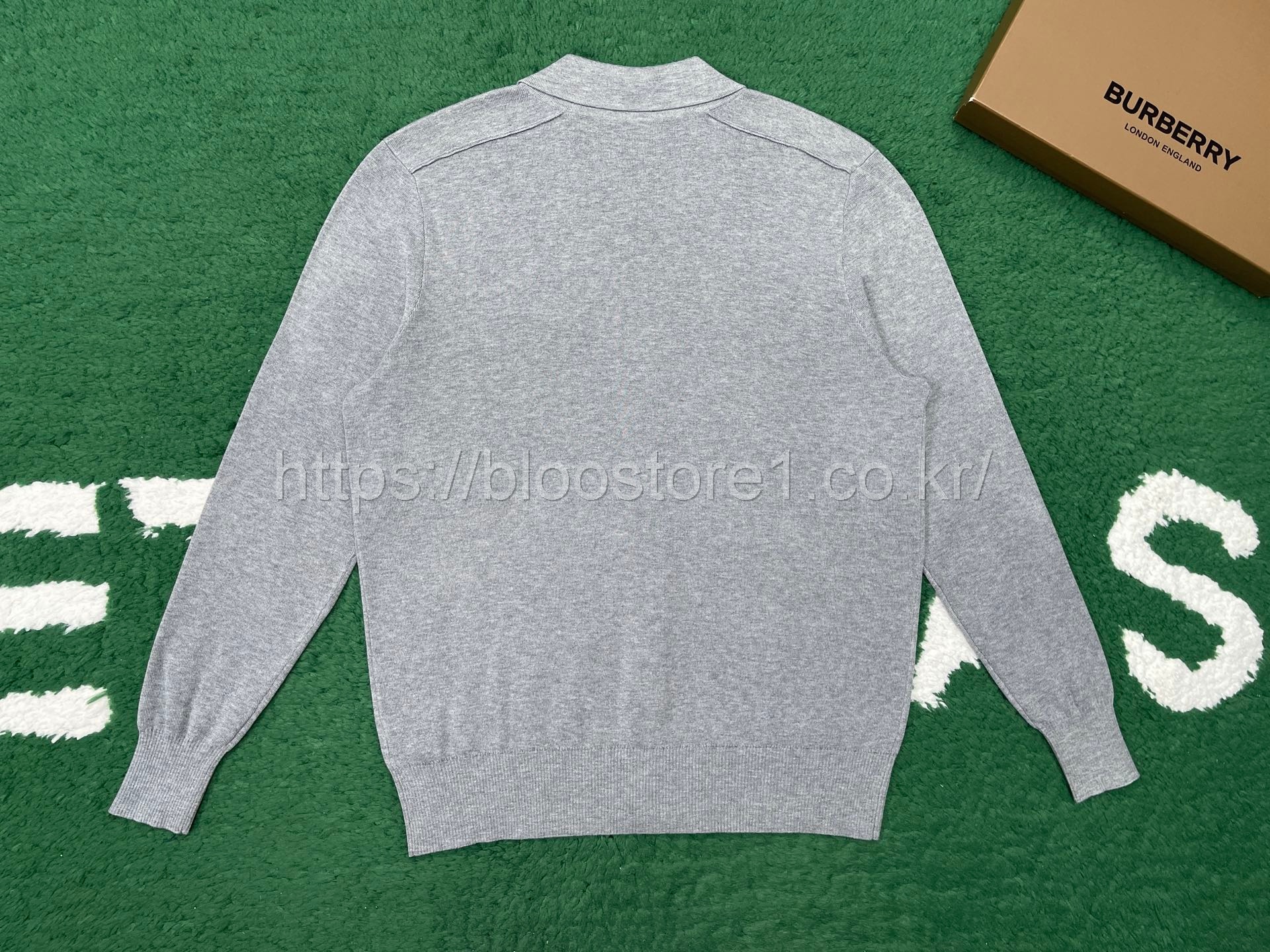 버버리 울 가디건 2color (블랙) (가디건)