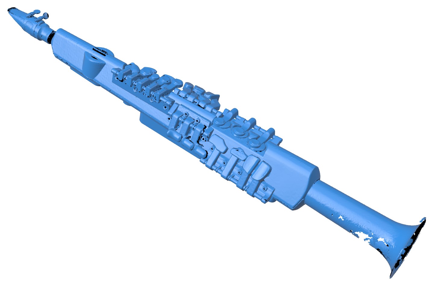 전자 섹소폰, 3D스캔
