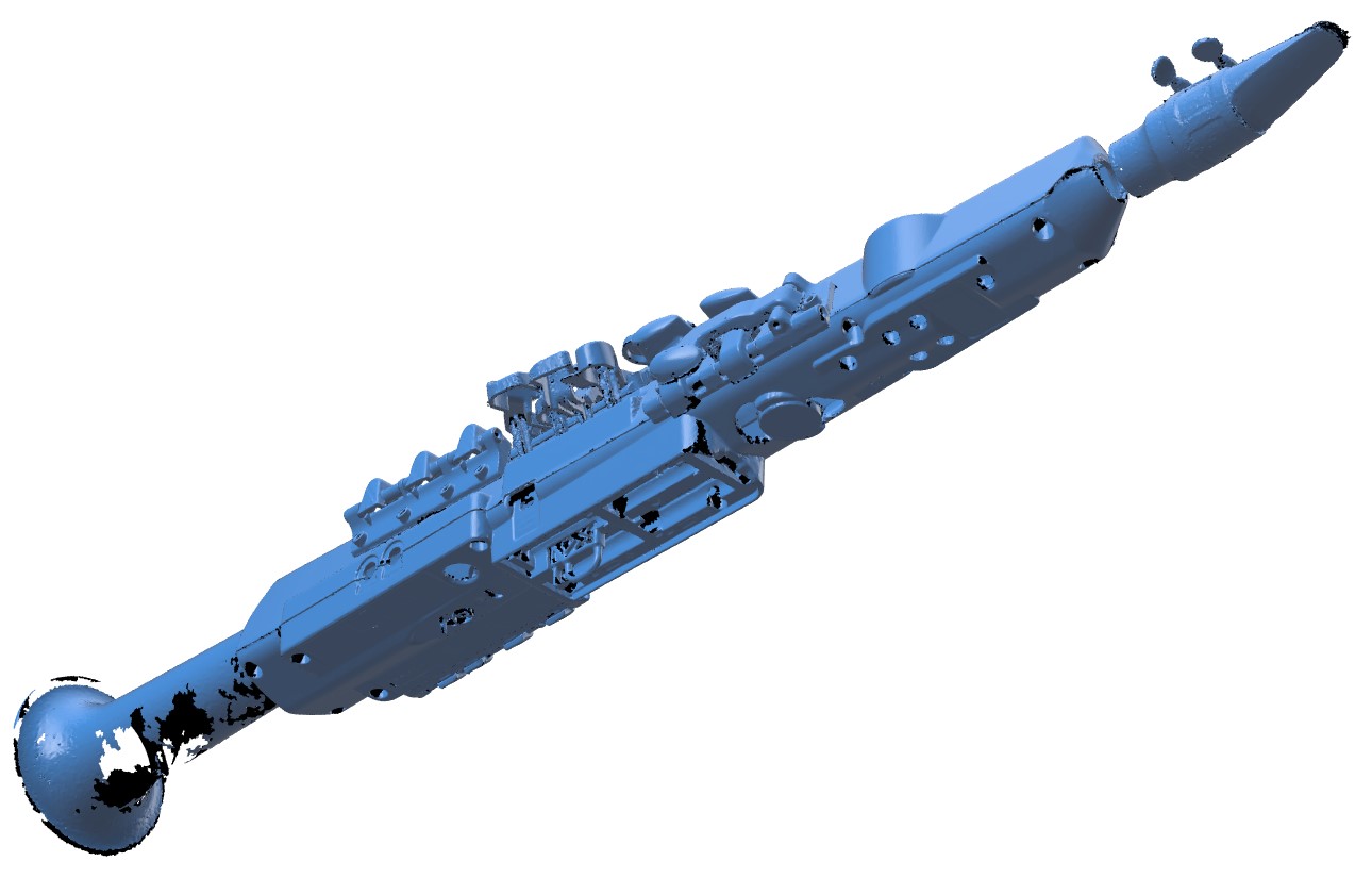 전자 섹소폰, 3D스캔