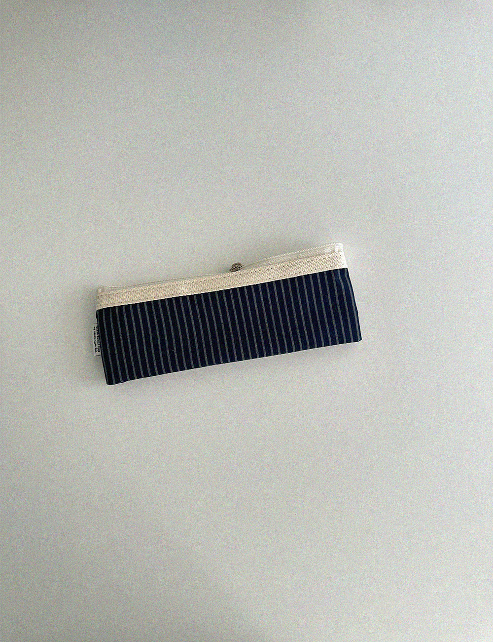 [000] Pencil Pouch - Navy Stripe 네이비 스트라이프