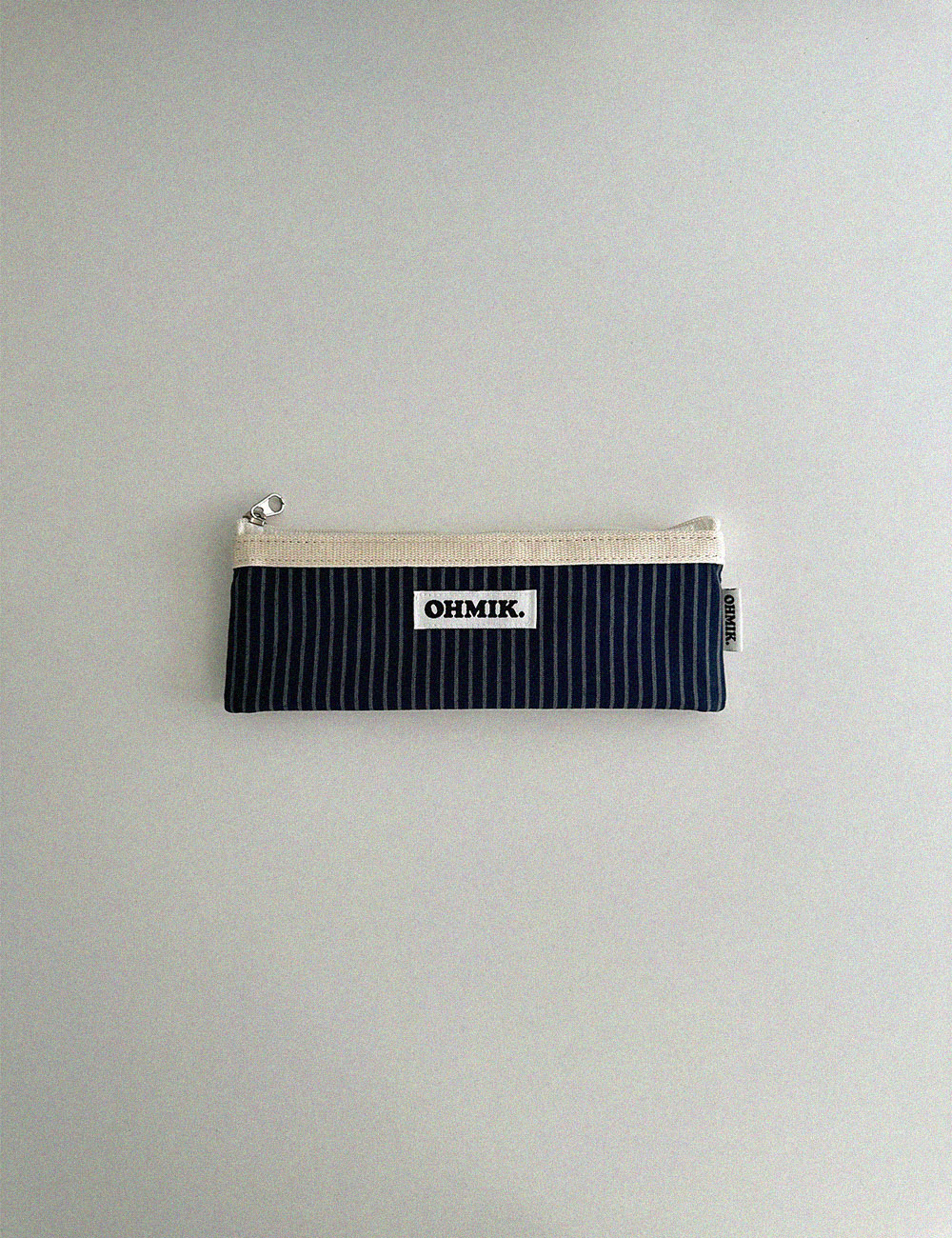 [000] Pencil Pouch - Navy Stripe 네이비 스트라이프