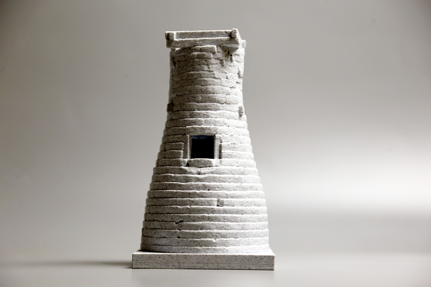 경주 첨성대 미니어처 3D프린팅 높이 150mm
