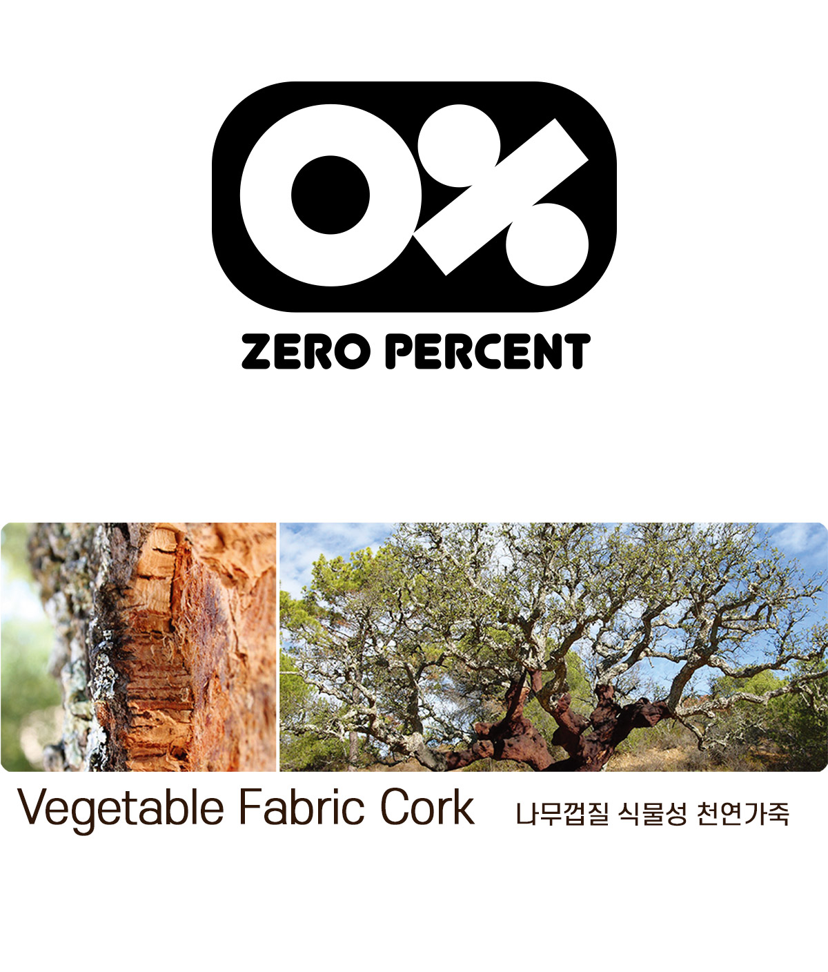 ZeroPercent Vegan Cork Note Wallet zp260609