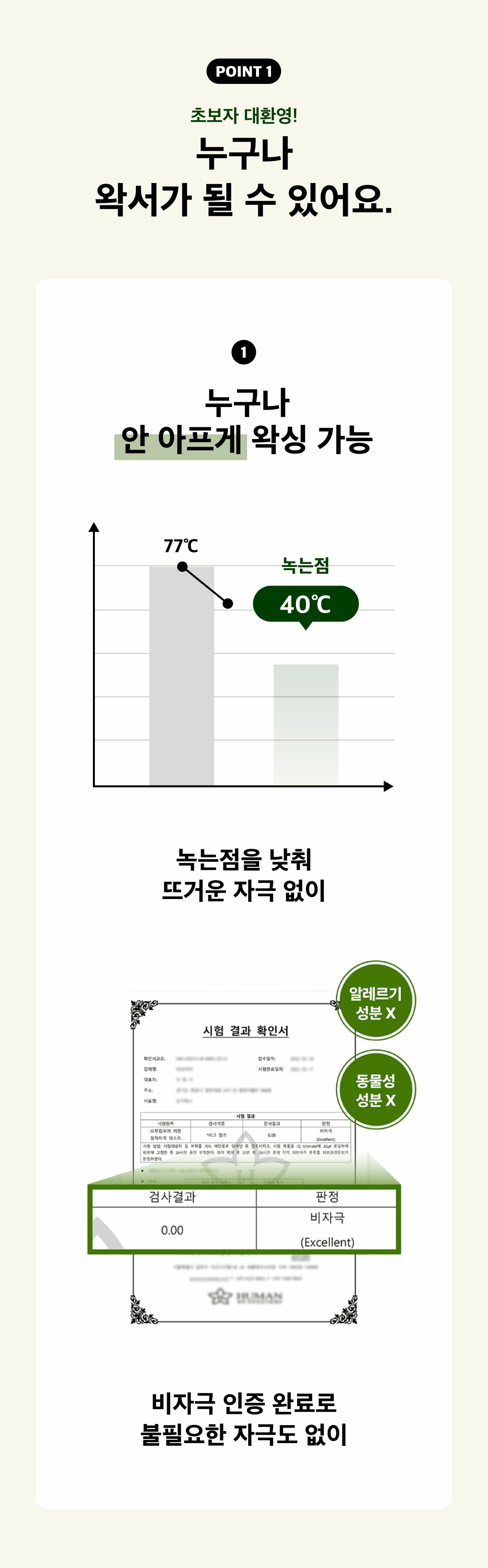 리프그린 셀프왁싱 비기너 키트/Leaf Green SELF WAXING BEGINNER KIT