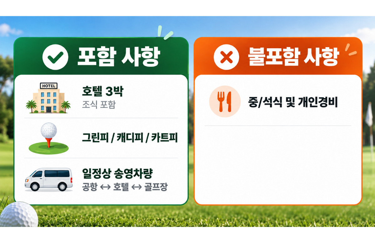 태국 방콕 시내 골프여행 3박5일|54홀|2인 출발 가능