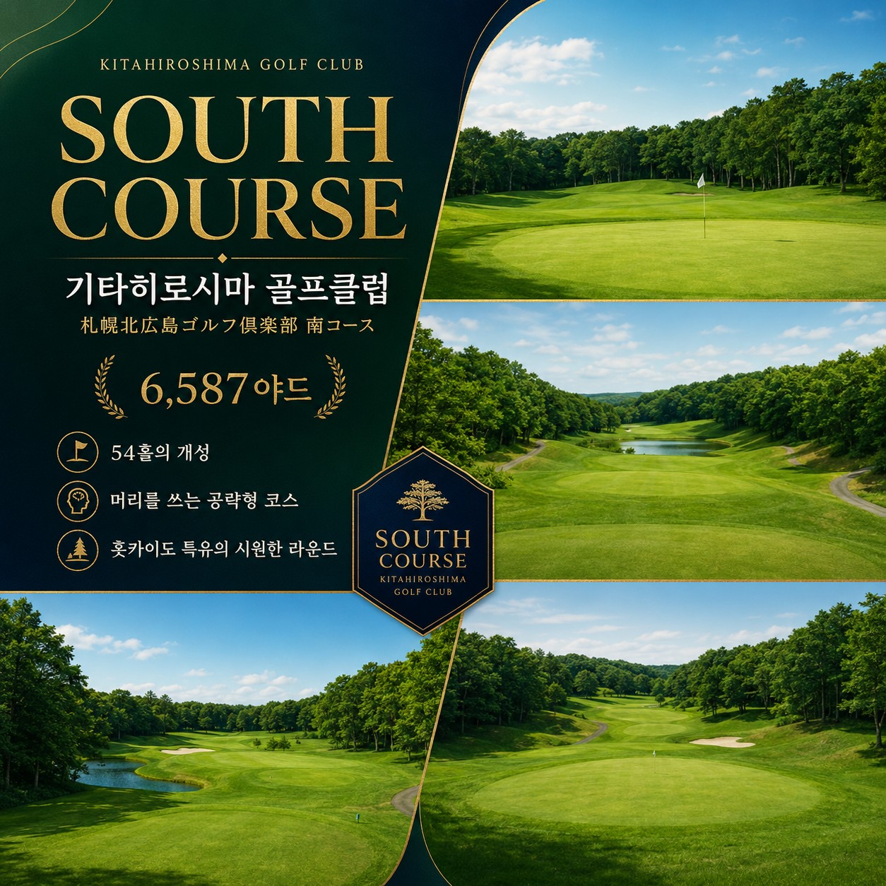 ⛳북해도 클라세 리조트 골프 <최상급 온천수>⛳