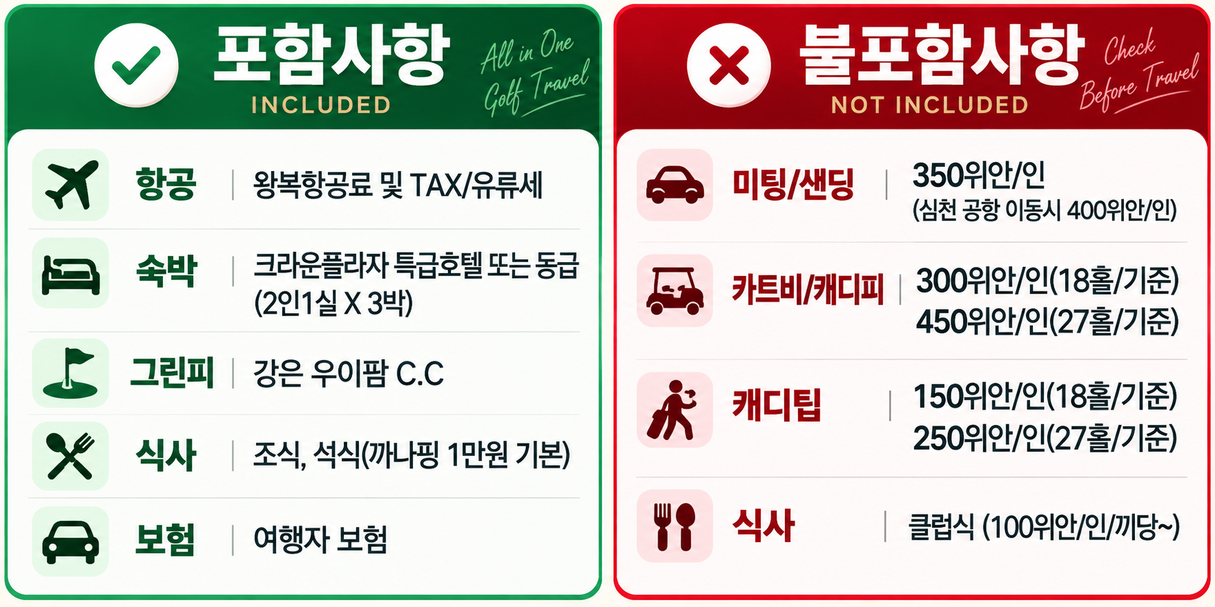 중국 광저우 강문 우이팜 골프 3박5일｜5성급 크라운플라자｜동계 골프여행
