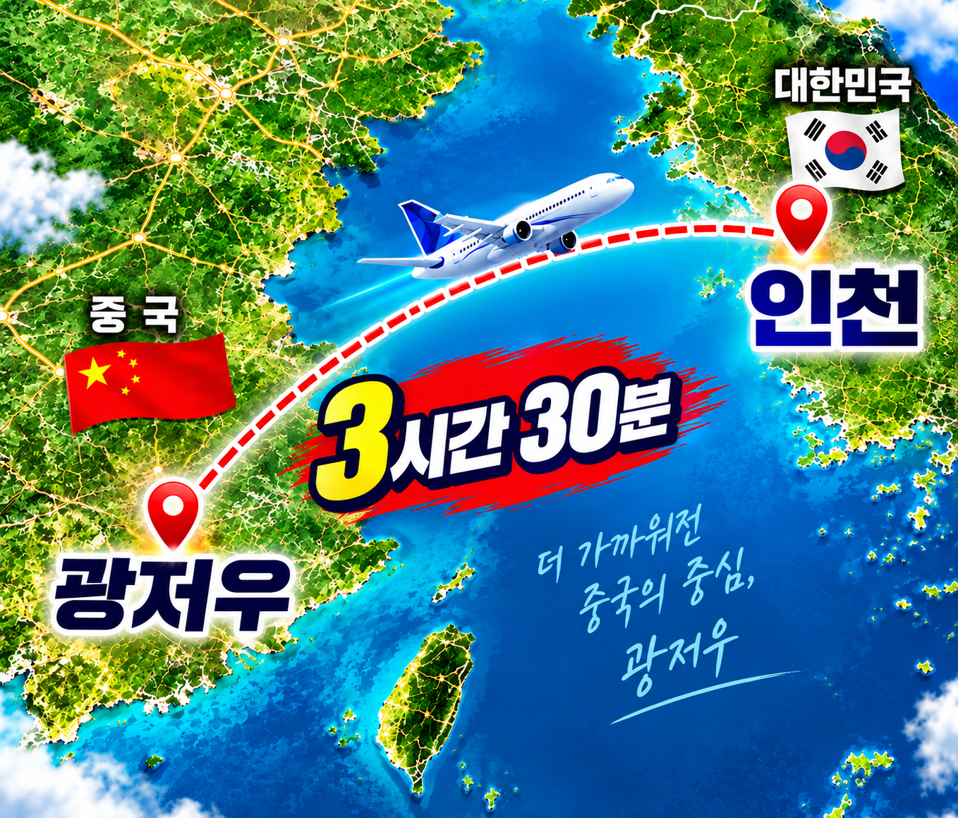 중국 광저우 강문 우이팜 골프 3박5일｜5성급 크라운플라자｜동계 골프여행