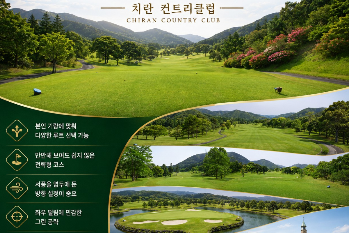 가고시마 골프여행|시내호텔·난코쿠CC·치란CC 2색골프
