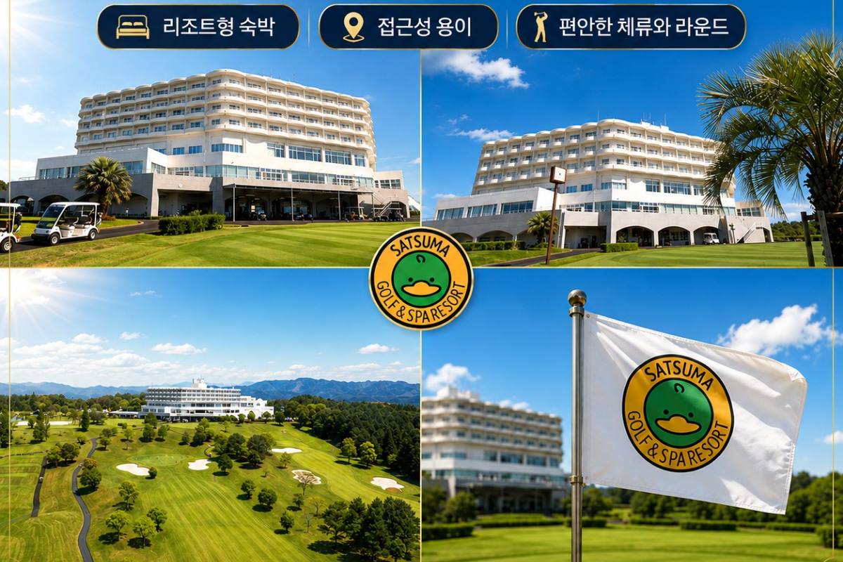 ⛳️고시마 사츠마 골프리조트|온천 골프여행 2박3일 105.9만원~