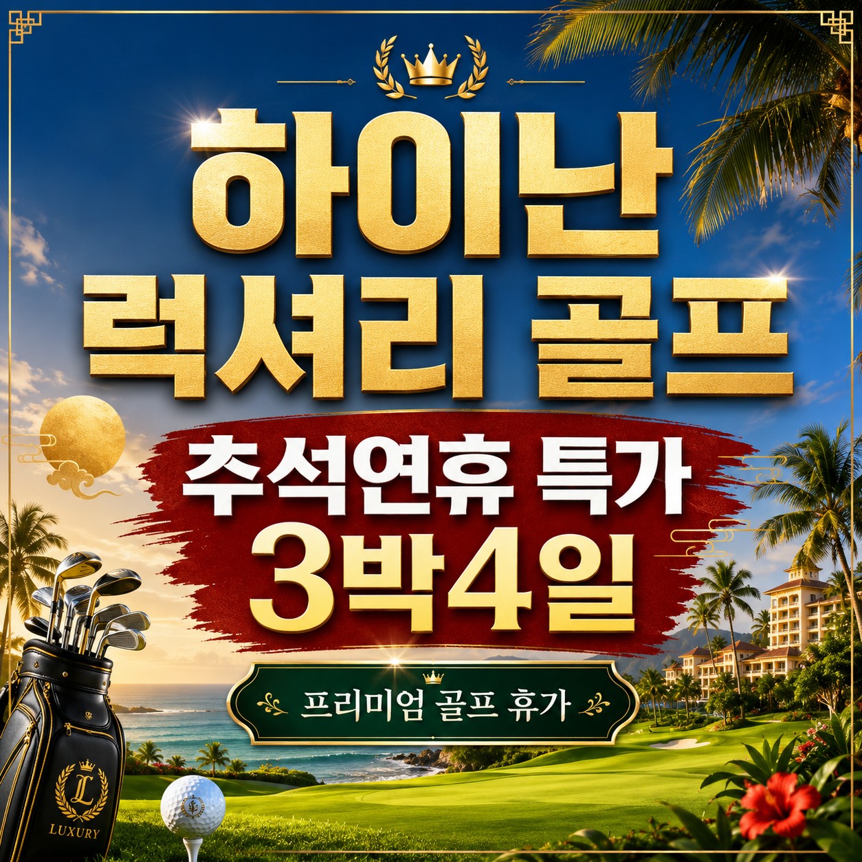 💴하이난 삼공리 골프 추석 특가