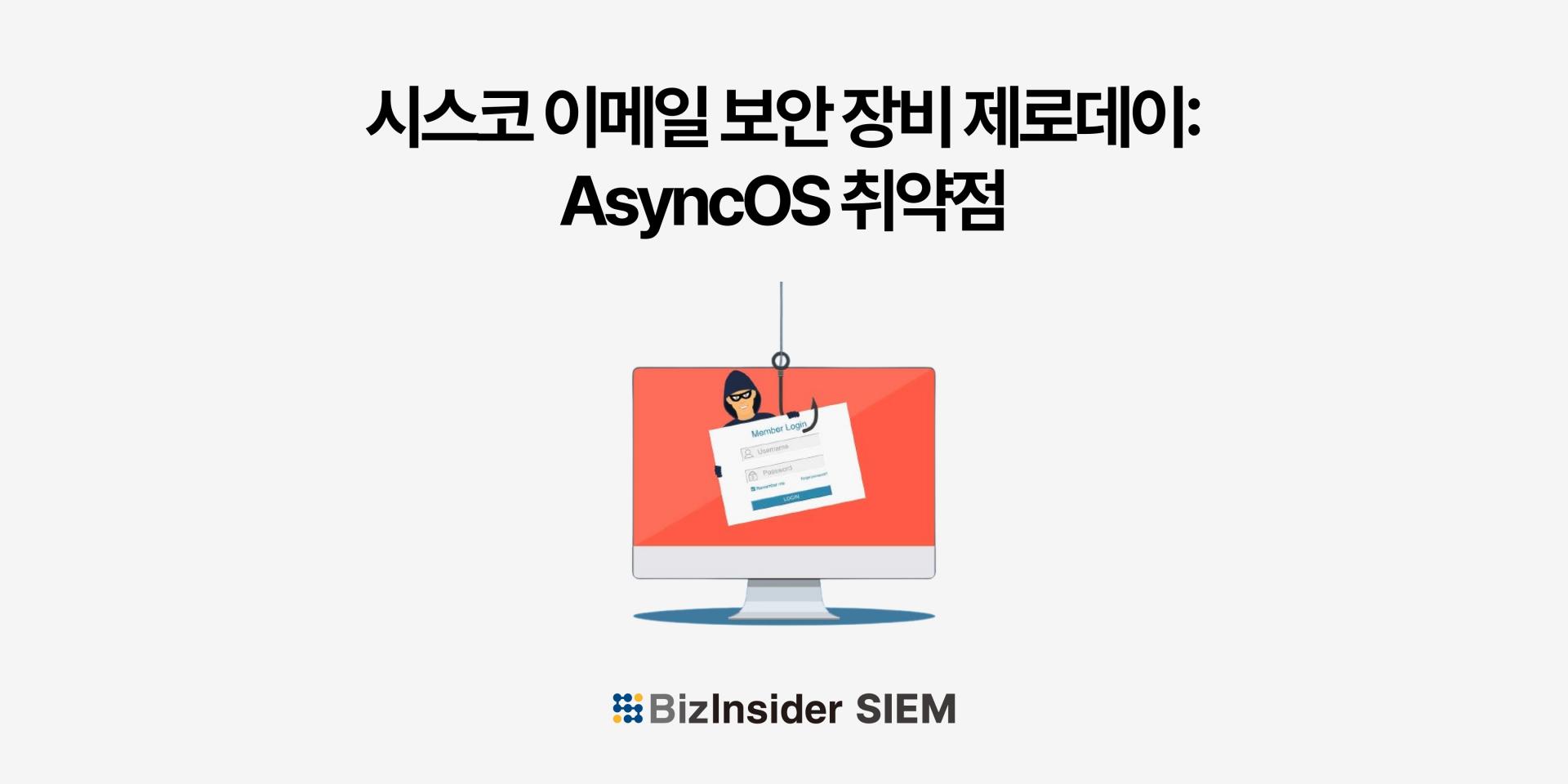 시스코 이메일 보안 장비 제로데이: AsyncOS 취약점과 보안 대응 : 인스피언 블로그