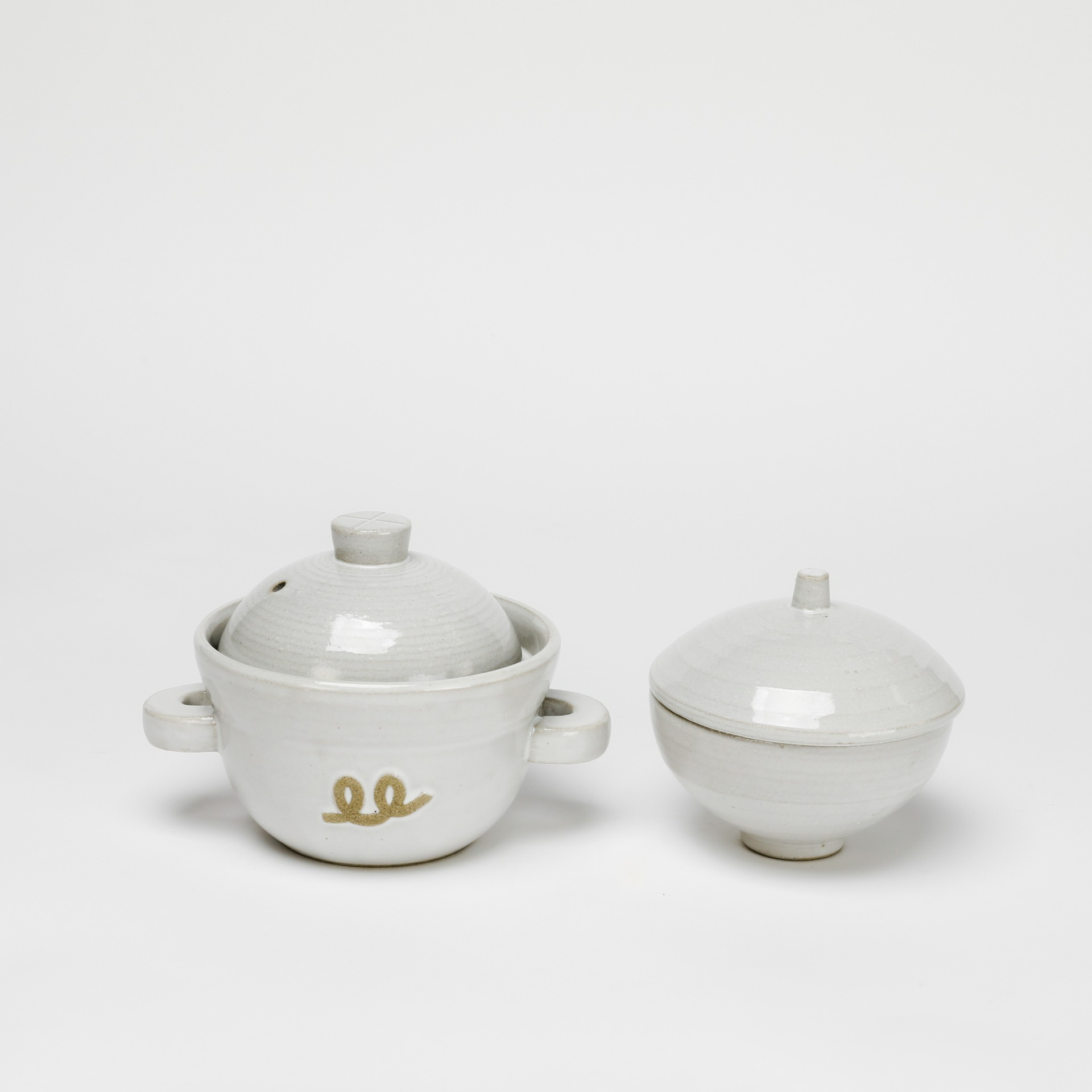 [솥밭 선물세트] 미니 화담솥 + 도토리합 세트 (4color) ,1P
