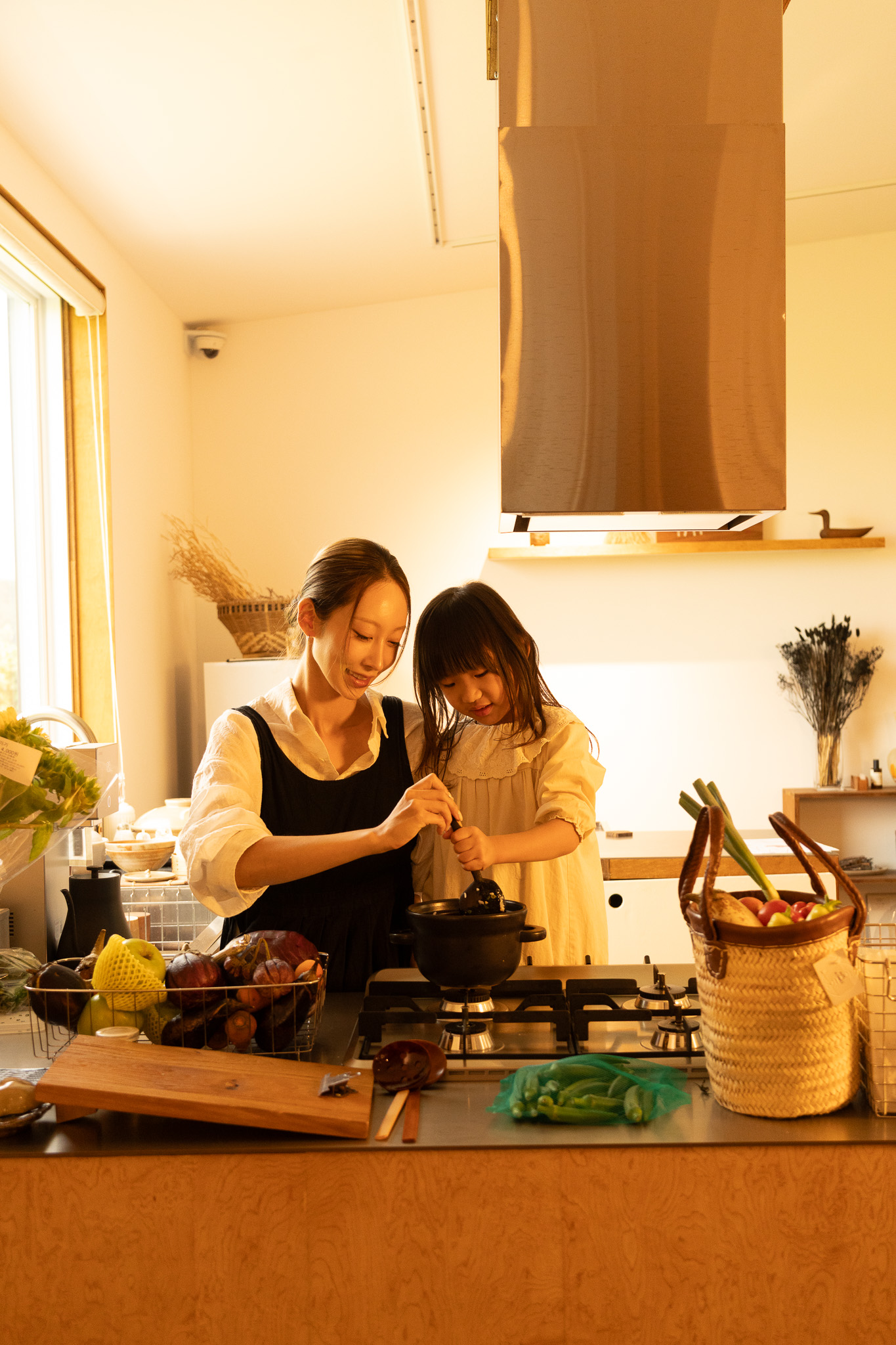솥밭 마켓 바스켓 · 소가죽 브라운