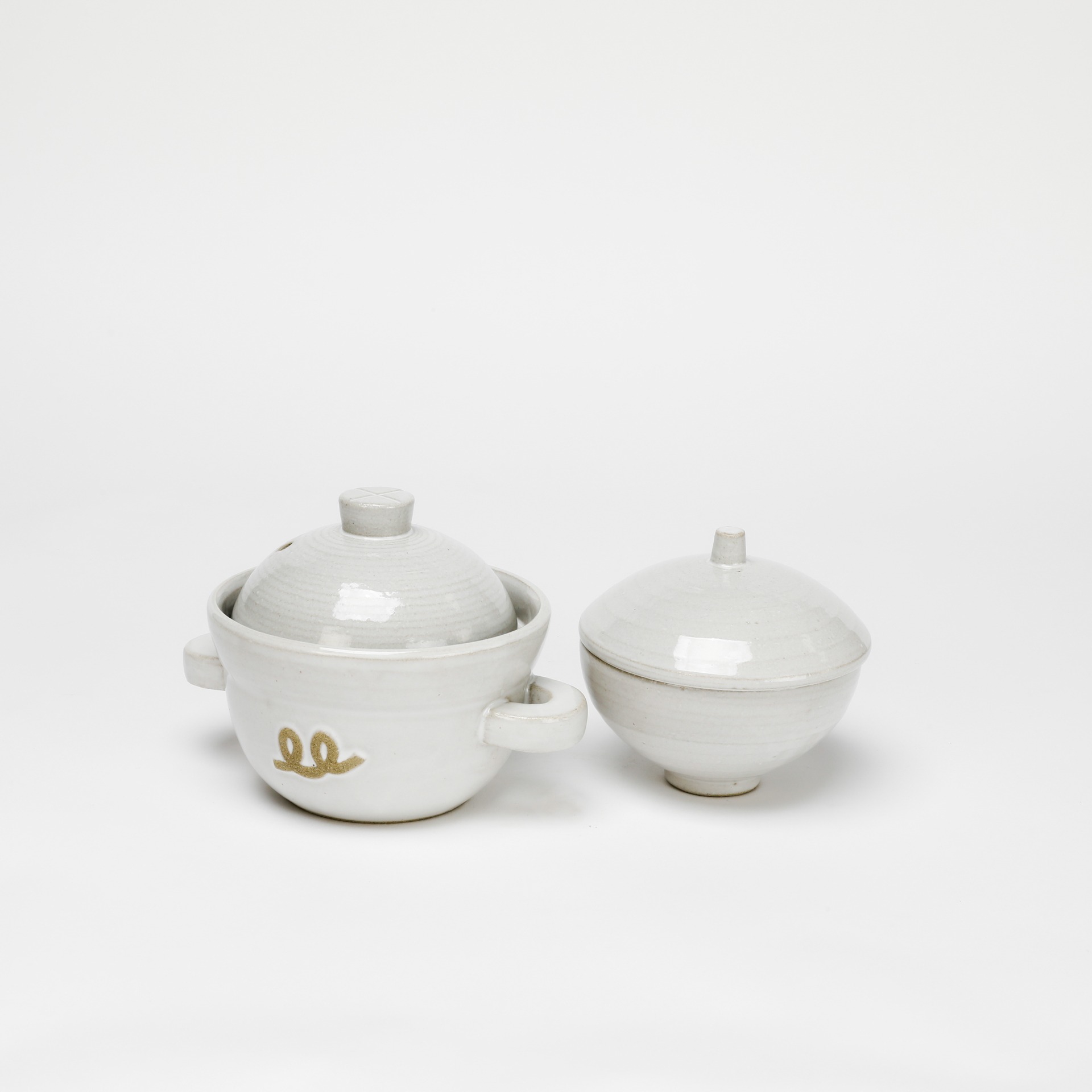 [솥밭 선물세트] 미니 화담솥 + 도토리합 세트 (4color) ,1P