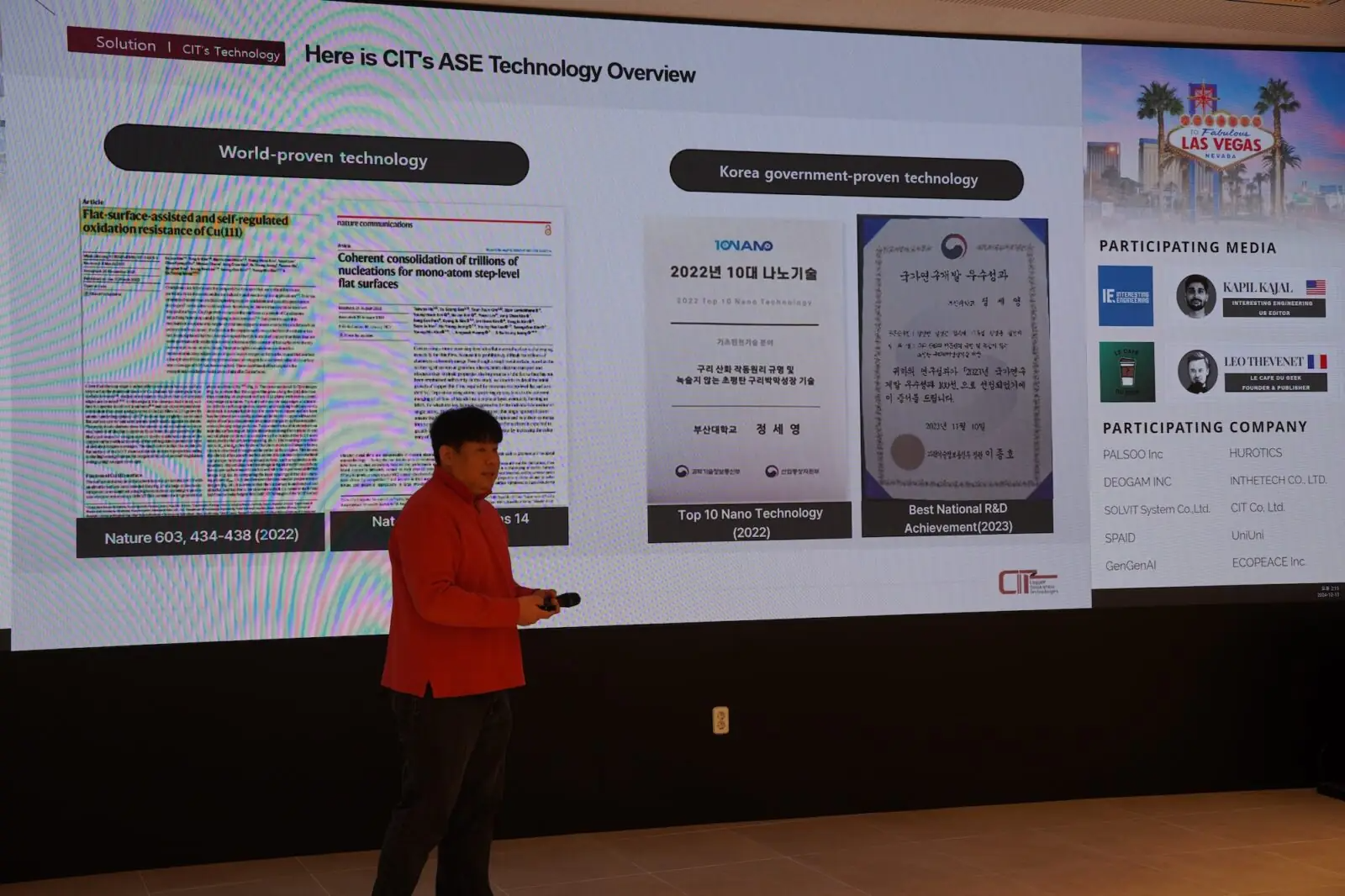 CIT antenne cuivre transparente Interview CES 2025 Le Café Du Geek