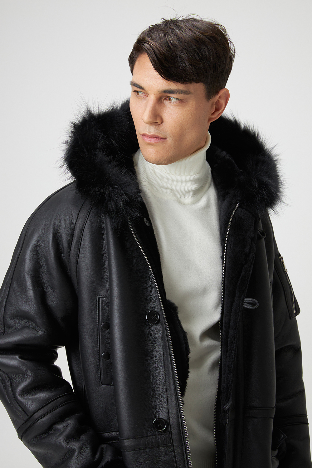 코트 모델 착용 이미지-S1L22