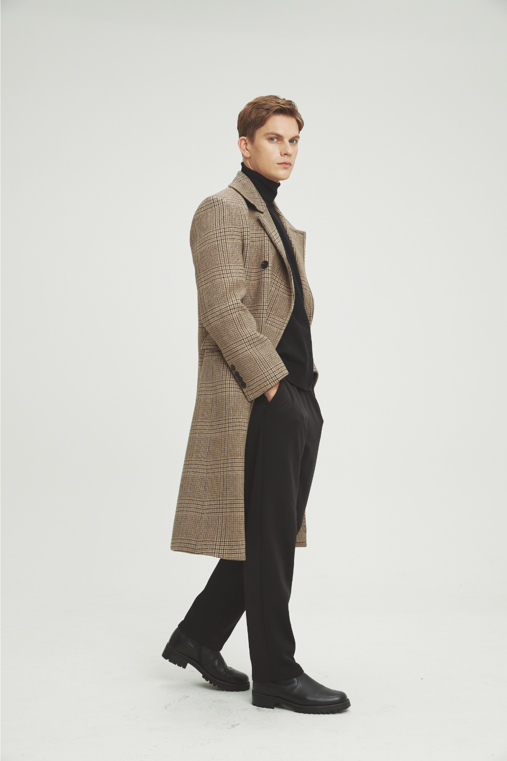 코트 모델 착용 이미지-S1L33