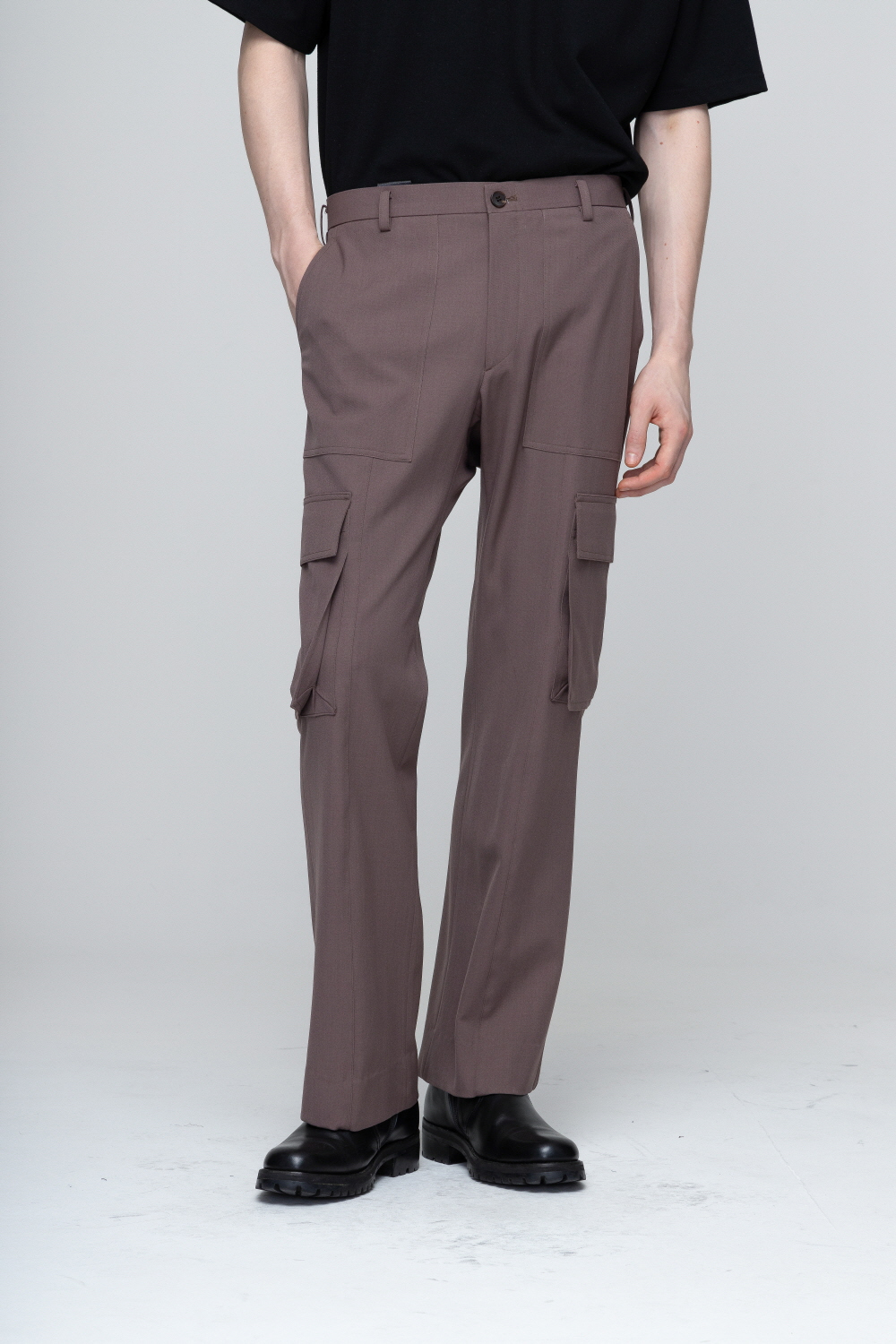 바지 모델 착용 이미지-S1L19