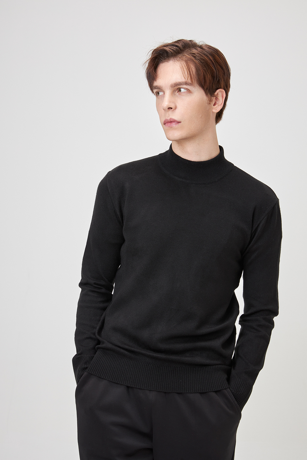 코트 모델 착용 이미지-S1L8