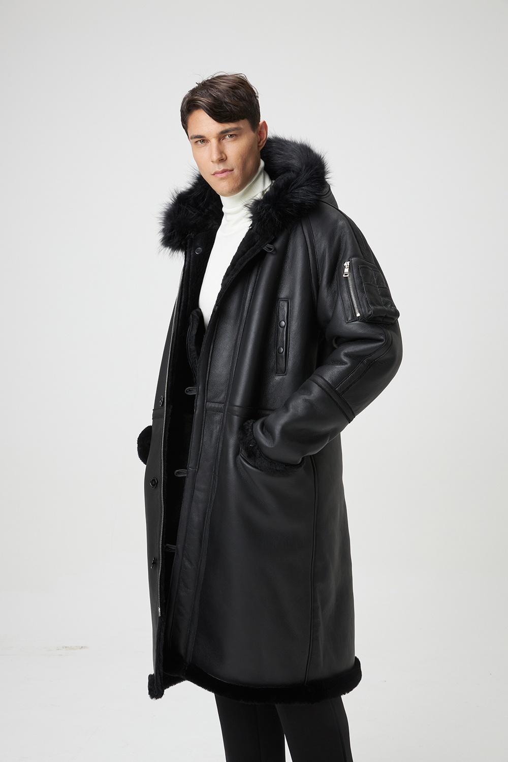 코트 모델 착용 이미지-S1L21