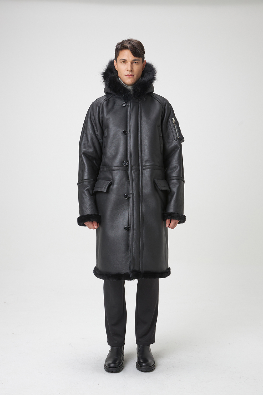 코트 모델 착용 이미지-S9L1