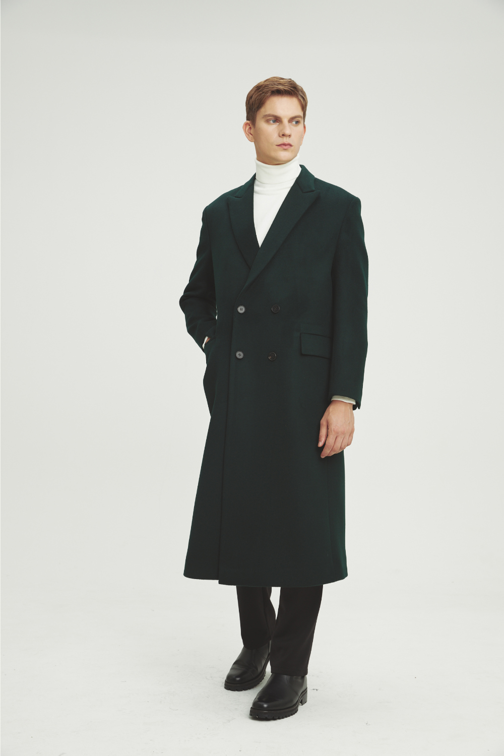 코트 모델 착용 이미지-S1L7