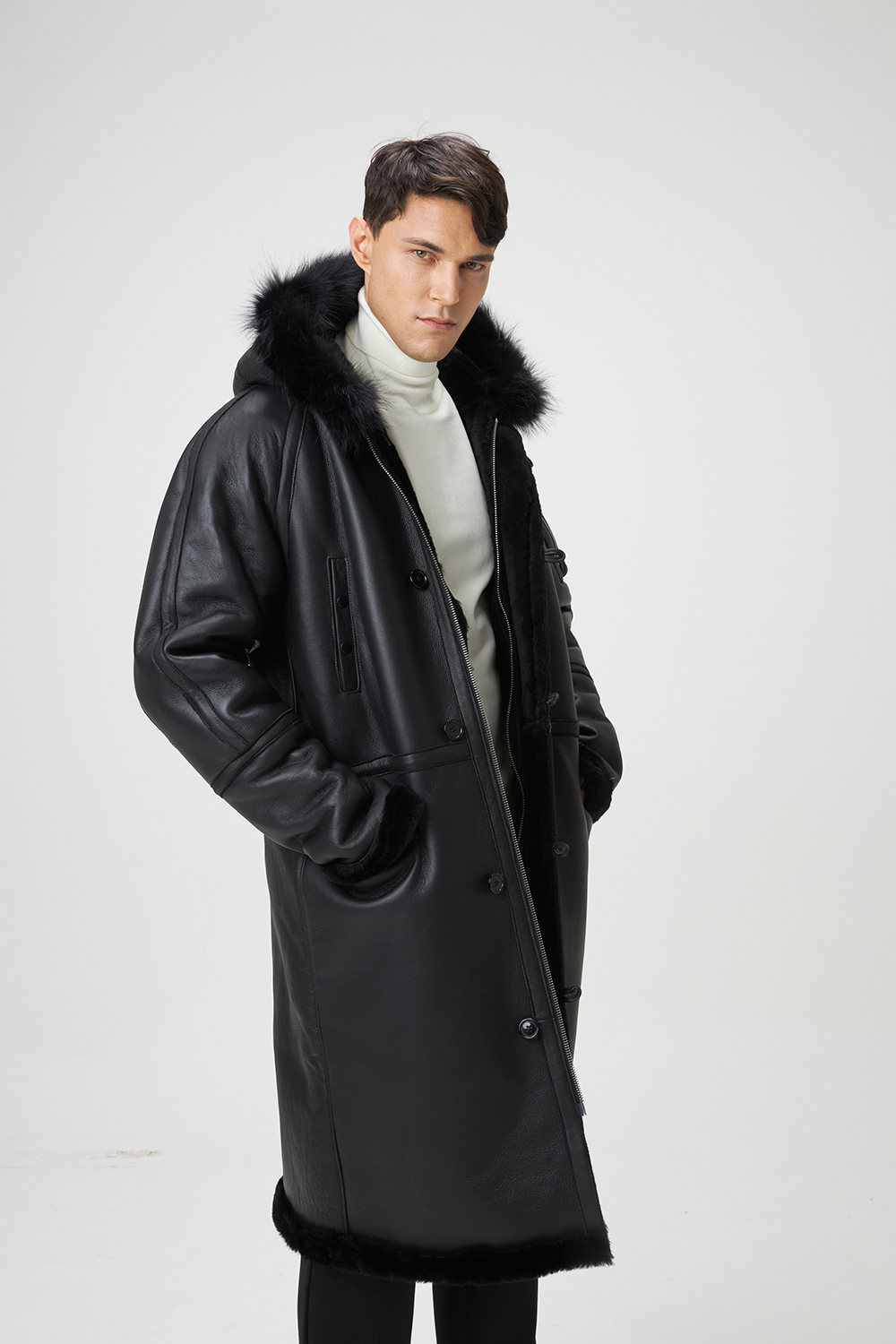 코트 모델 착용 이미지-S1L20