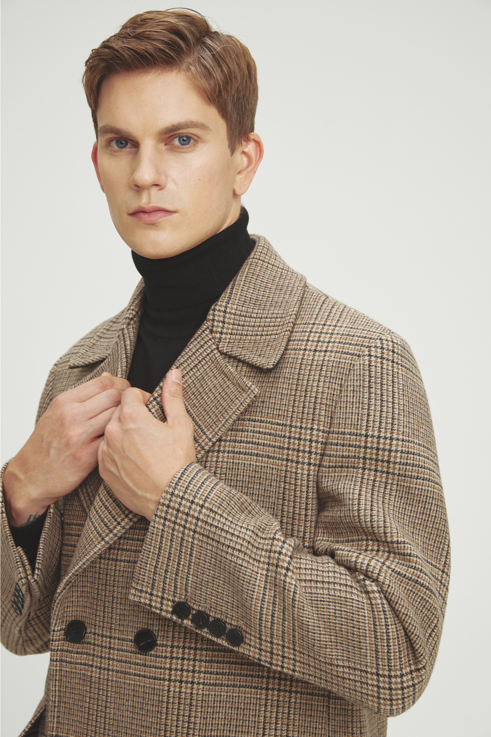 코트 모델 착용 이미지-S1L37