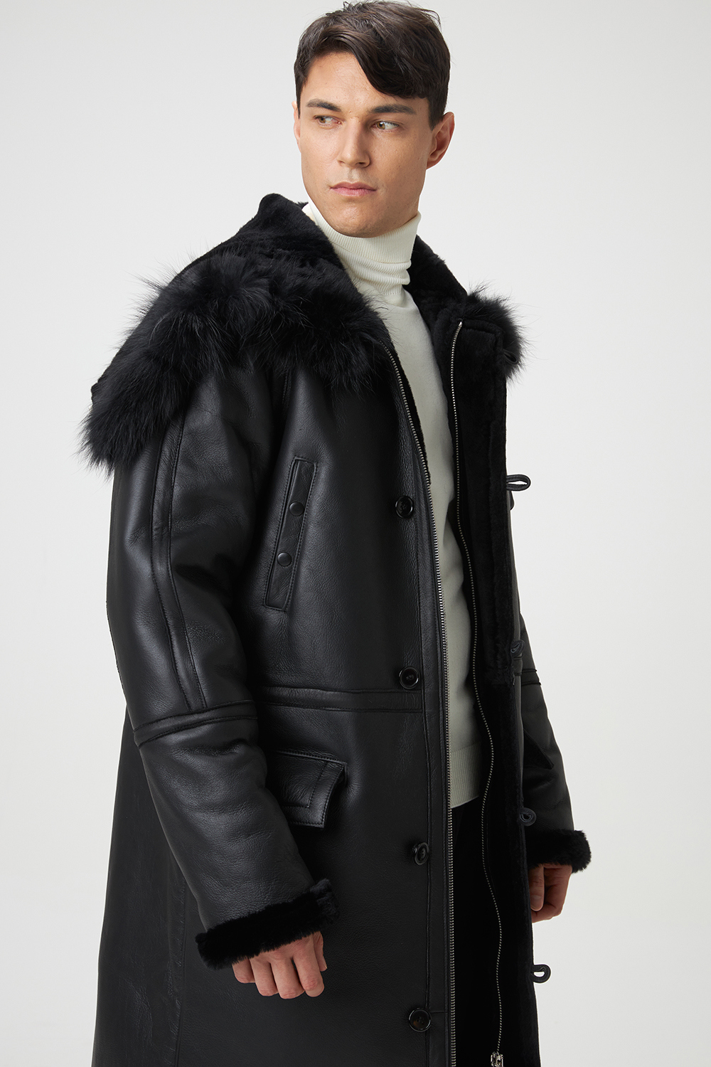 코트 모델 착용 이미지-S1L24