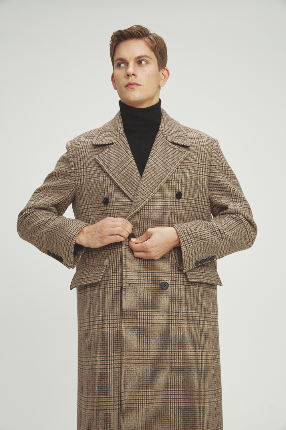 코트 모델 착용 이미지-S1L45