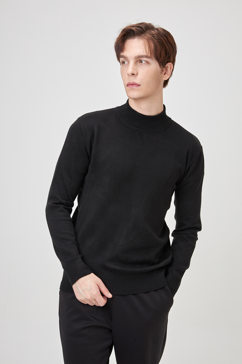 코트 모델 착용 이미지-S1L7