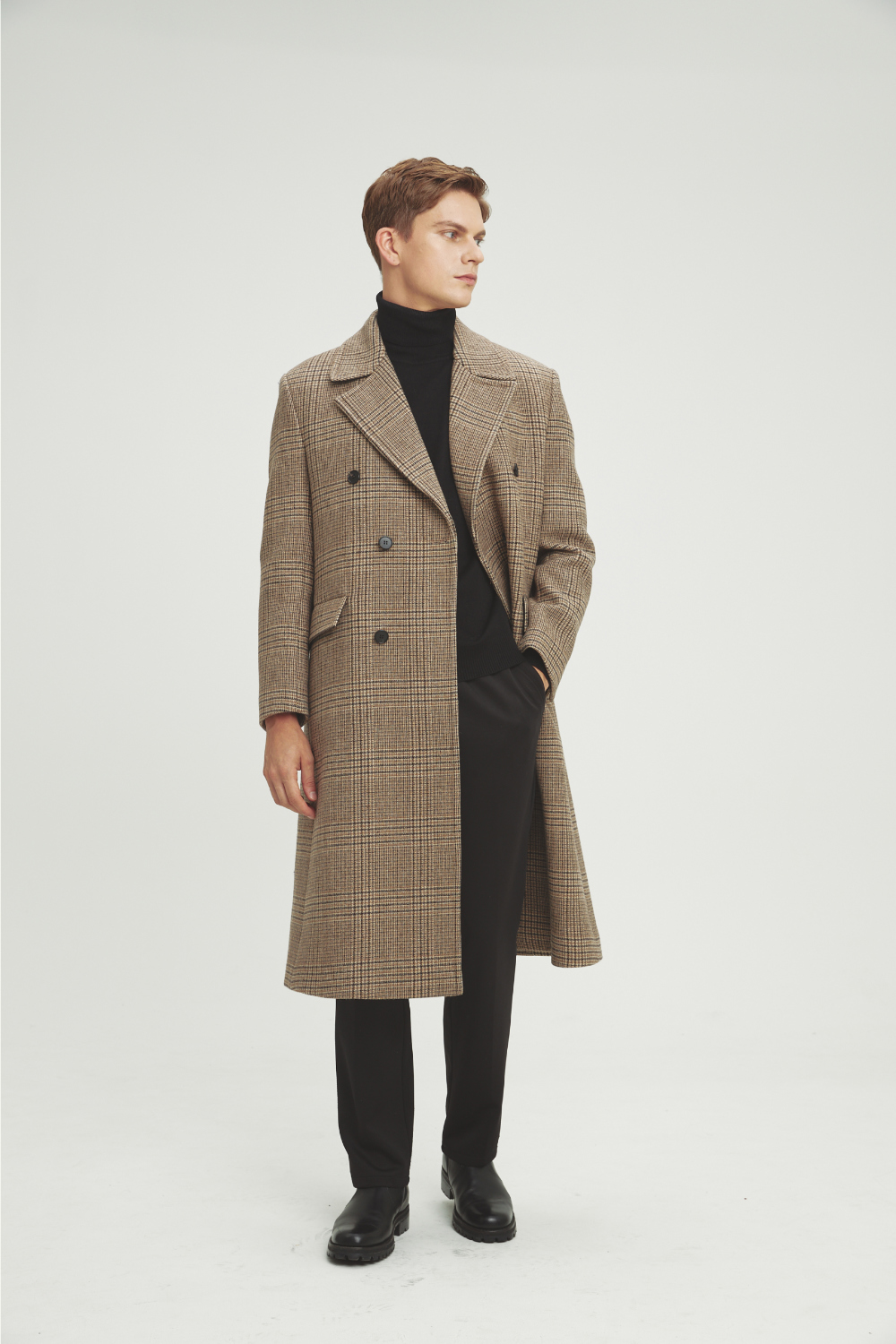 코트 모델 착용 이미지-S1L31