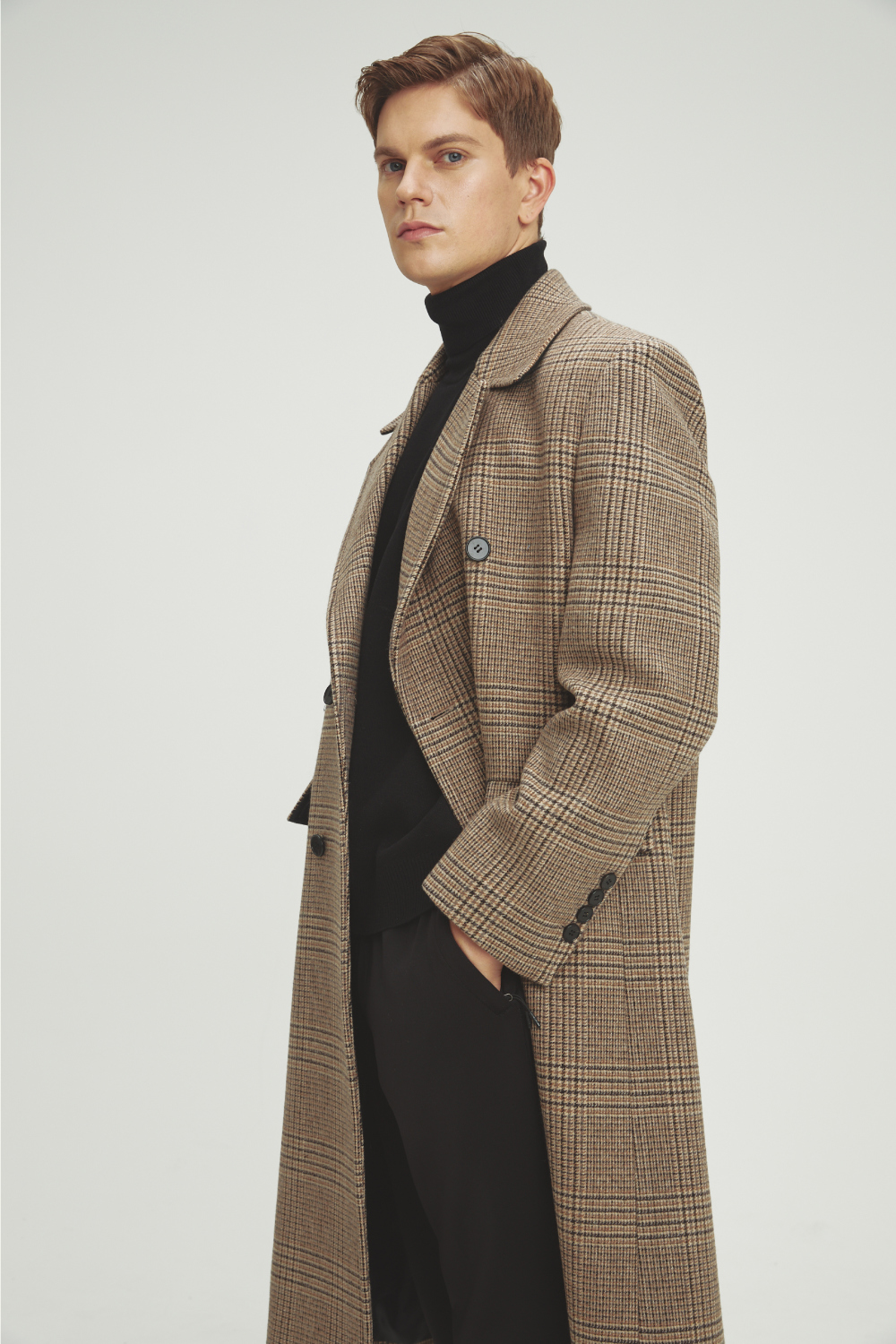 코트 모델 착용 이미지-S1L35