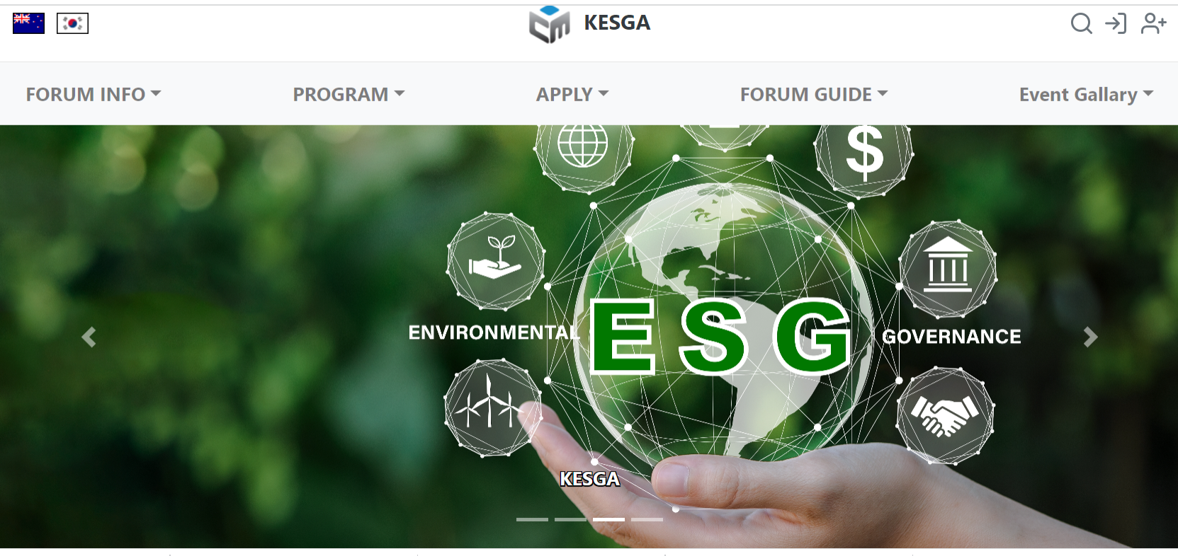 오션이 함께하는 제2회 세계 ESG 포럼 : (사)동아시아바다공동체 오션