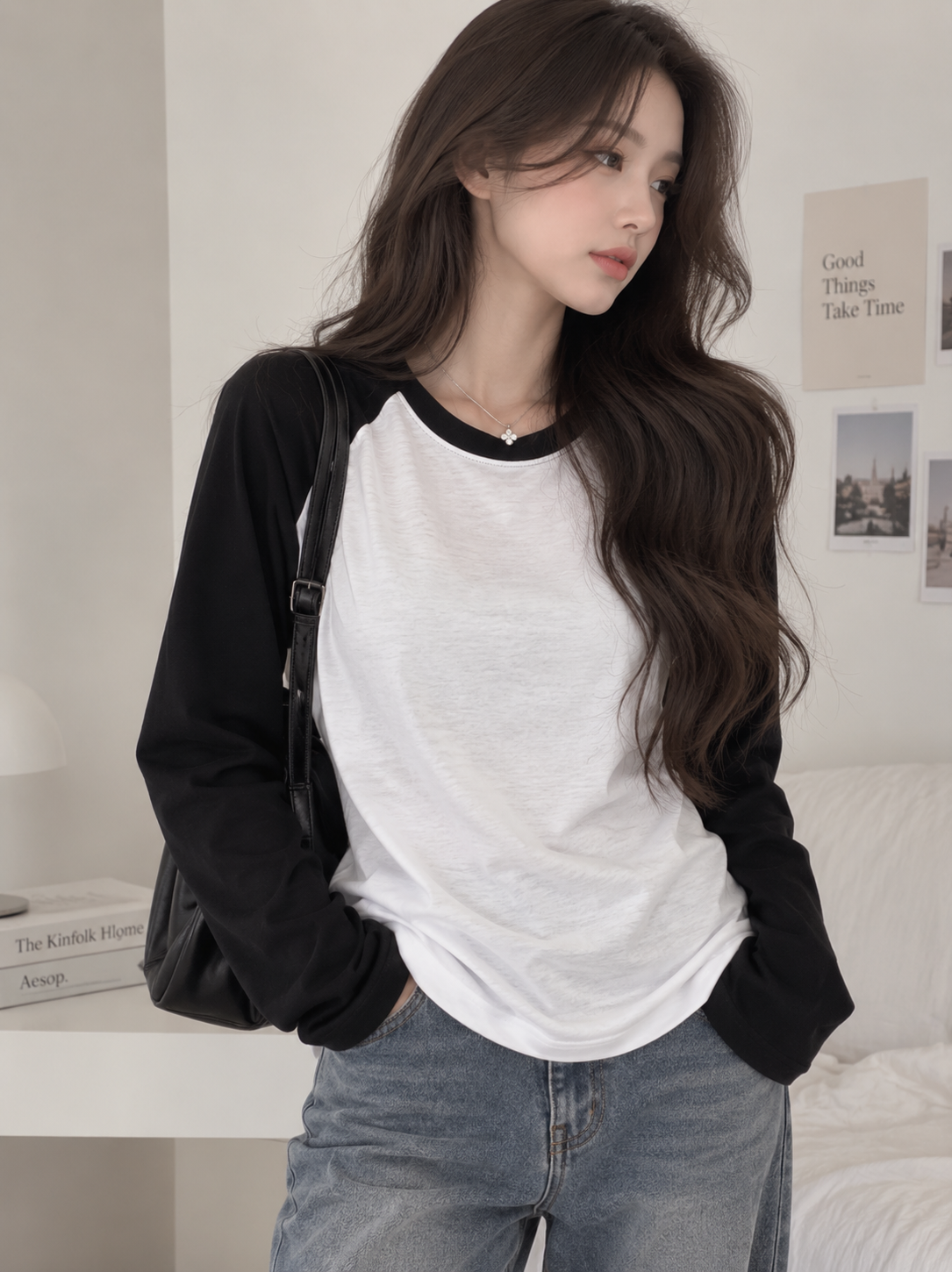 Cozy Raglan Tee - 코지 나그랑 티