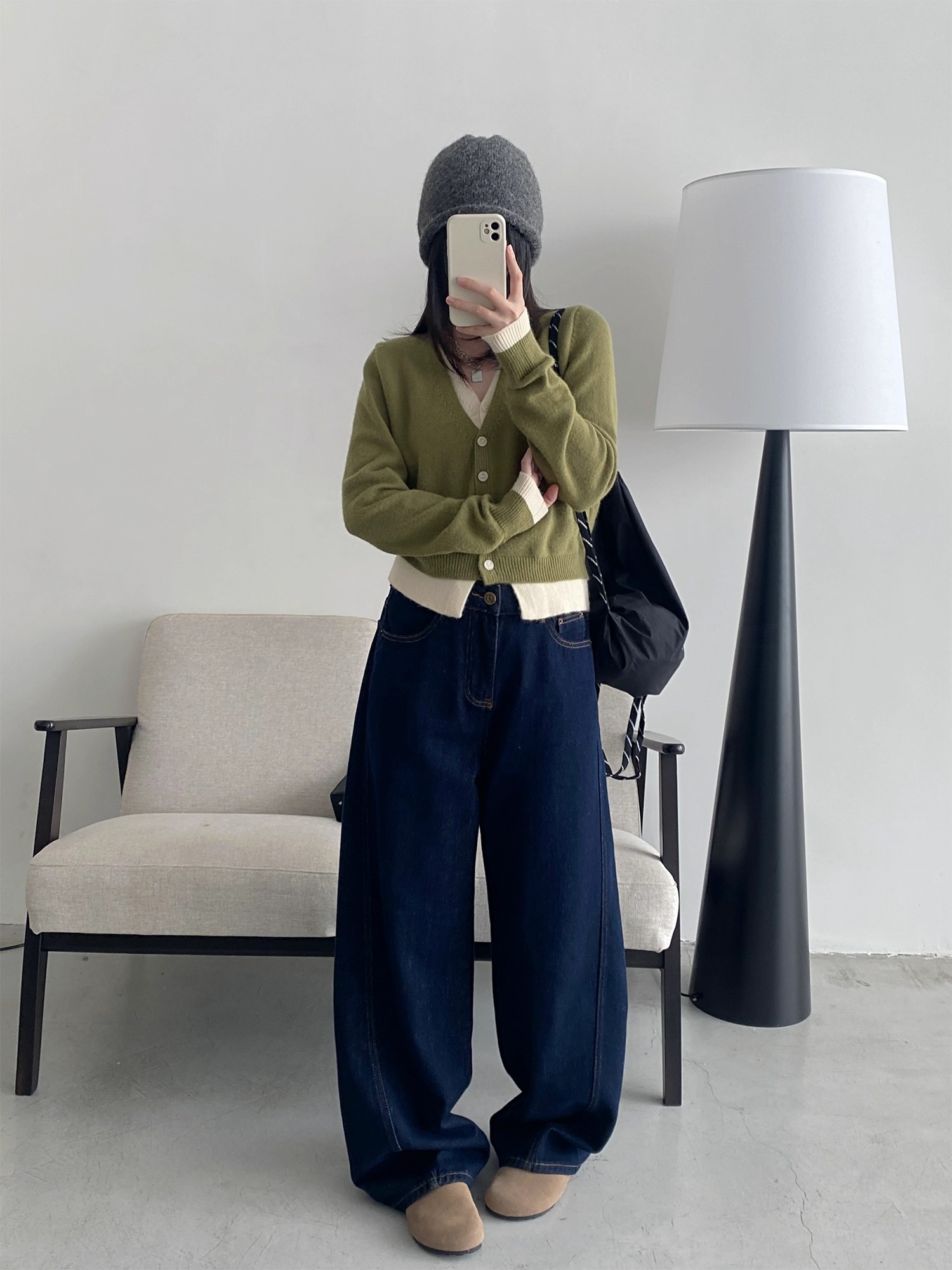 Double Layer Cardigan - 더블 레이어 가디건