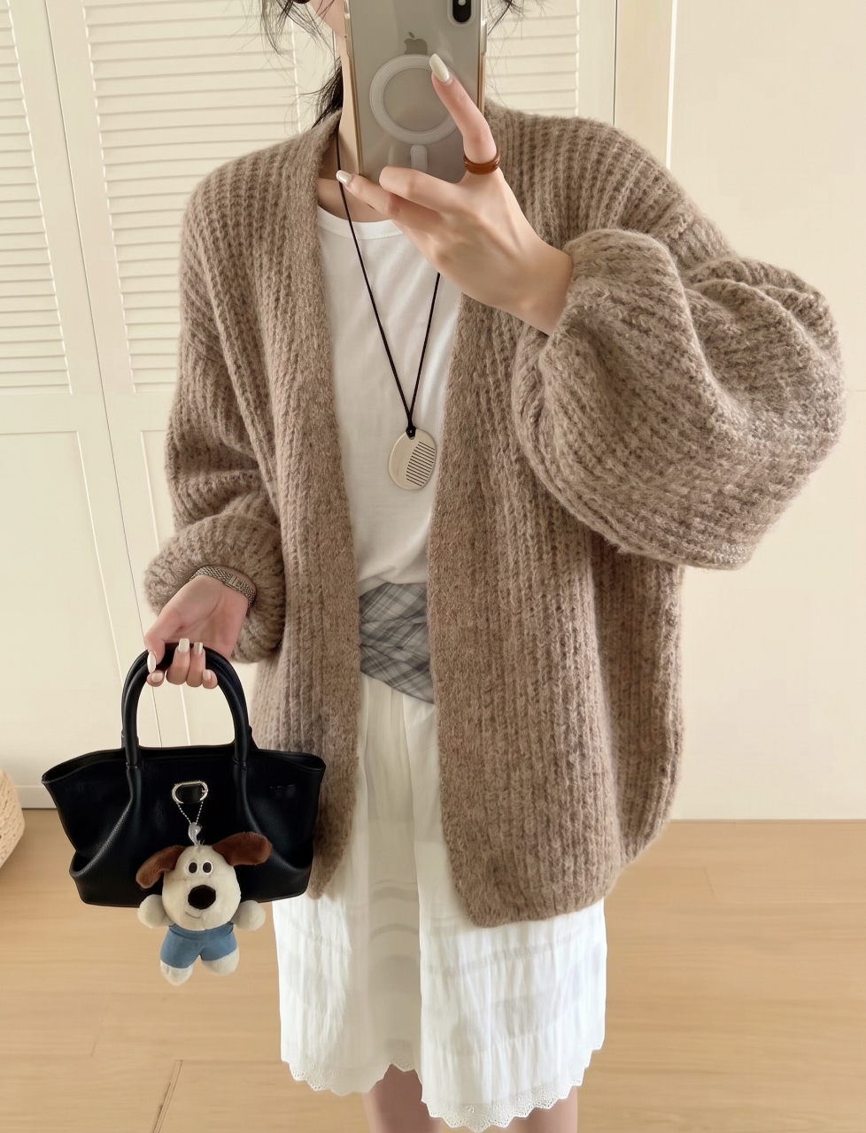 Warm Hug Knit Cardigan - 웜 허그 니트 가디건