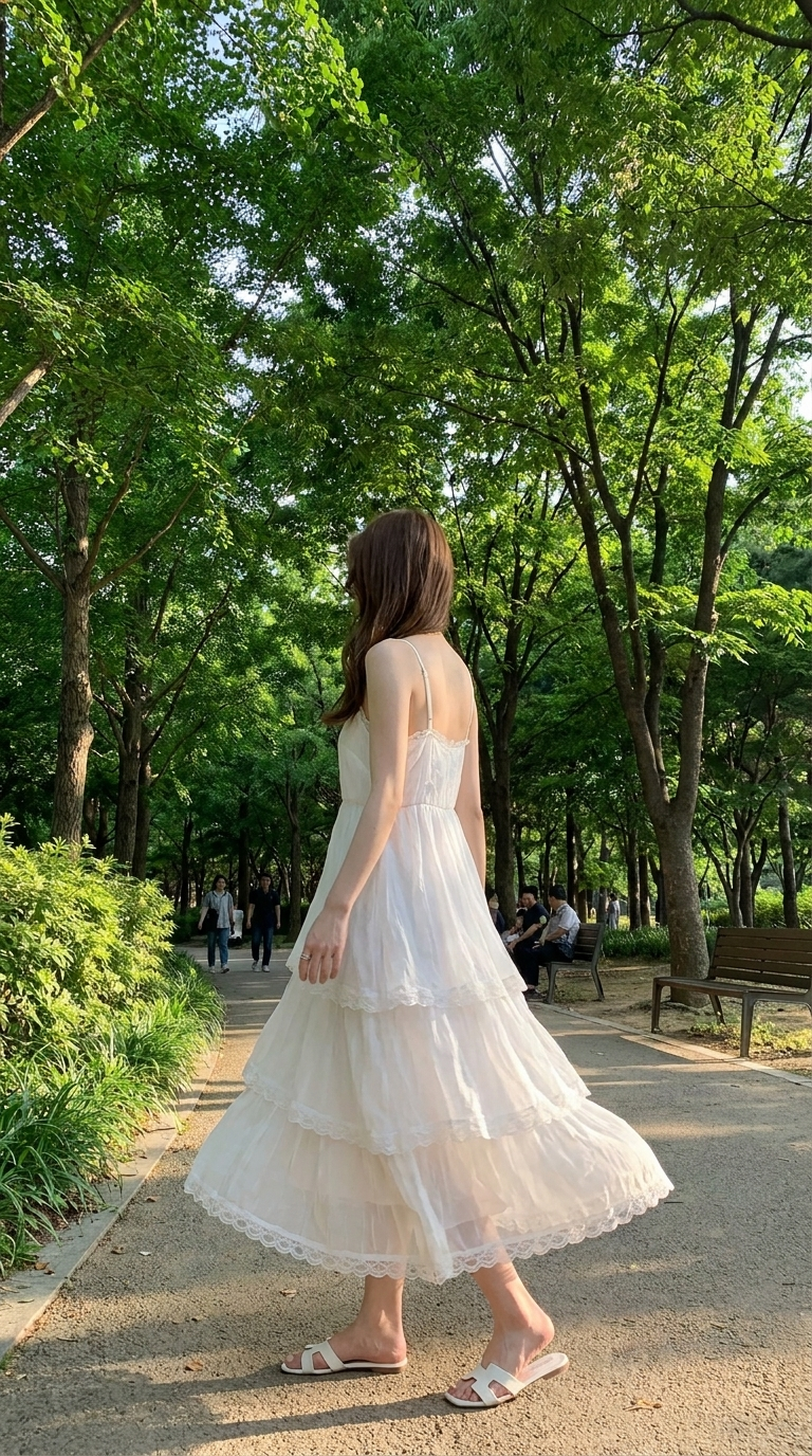 Puffy Long Dress - 퍼피 롱 드레스 (1+1 SALE)