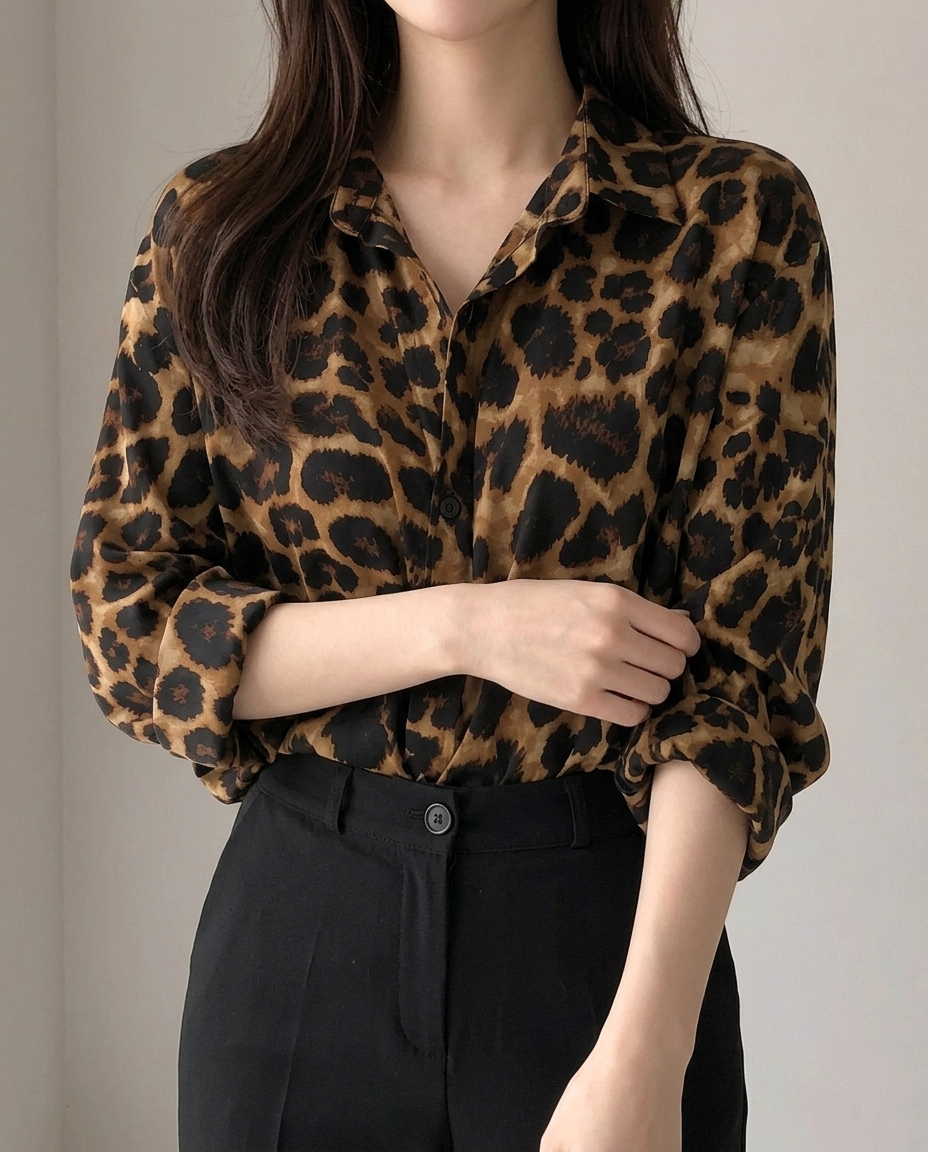 Modern Leopard Shirt - 모던 레오파드 셔츠